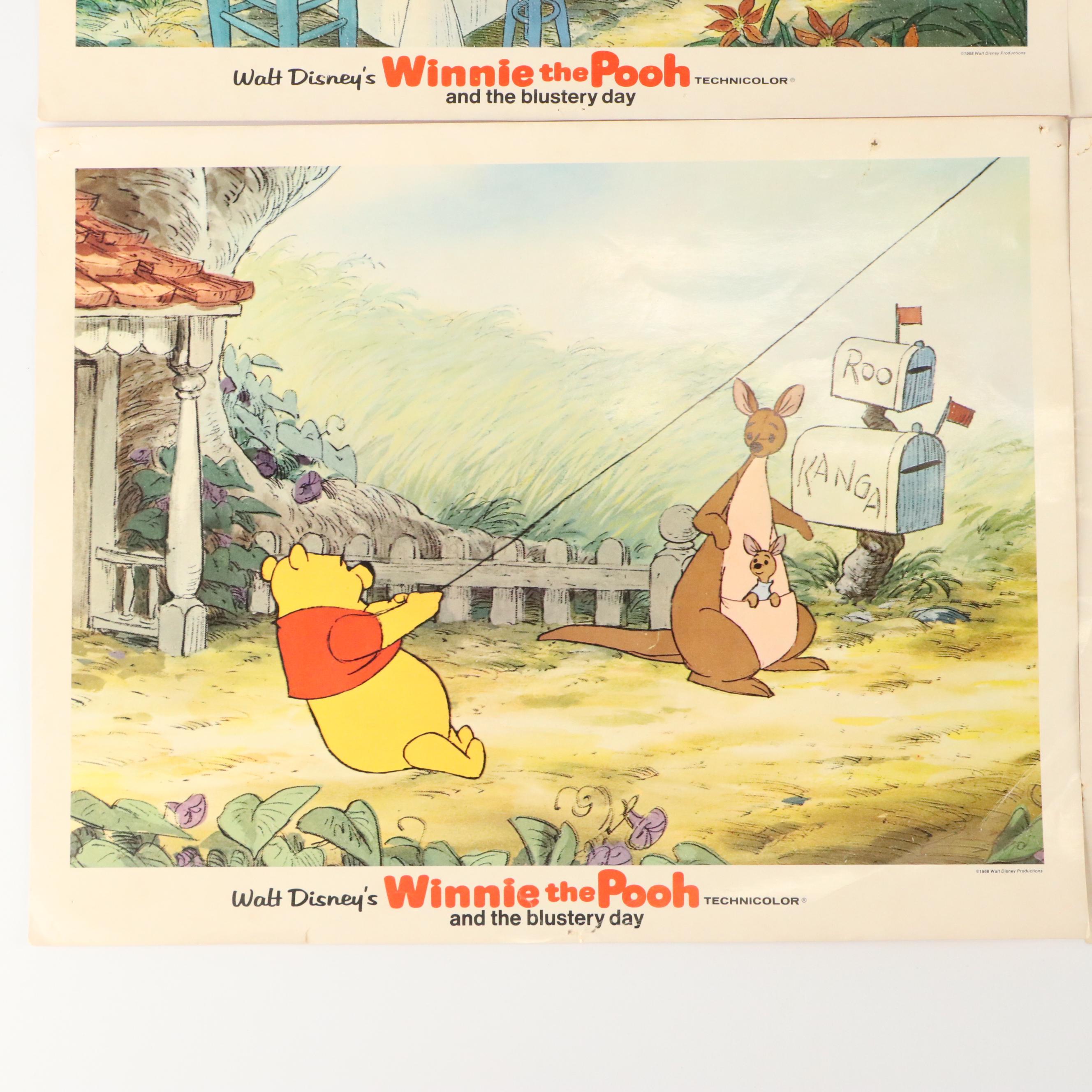 Disney "Winnie the Pooh and the Blustery Day" Offset Lithograph Stills