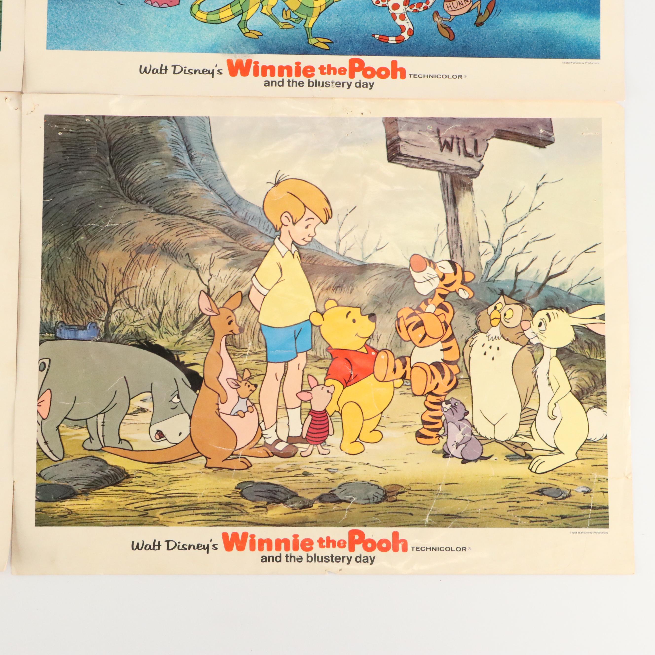 Disney "Winnie the Pooh and the Blustery Day" Offset Lithograph Stills
