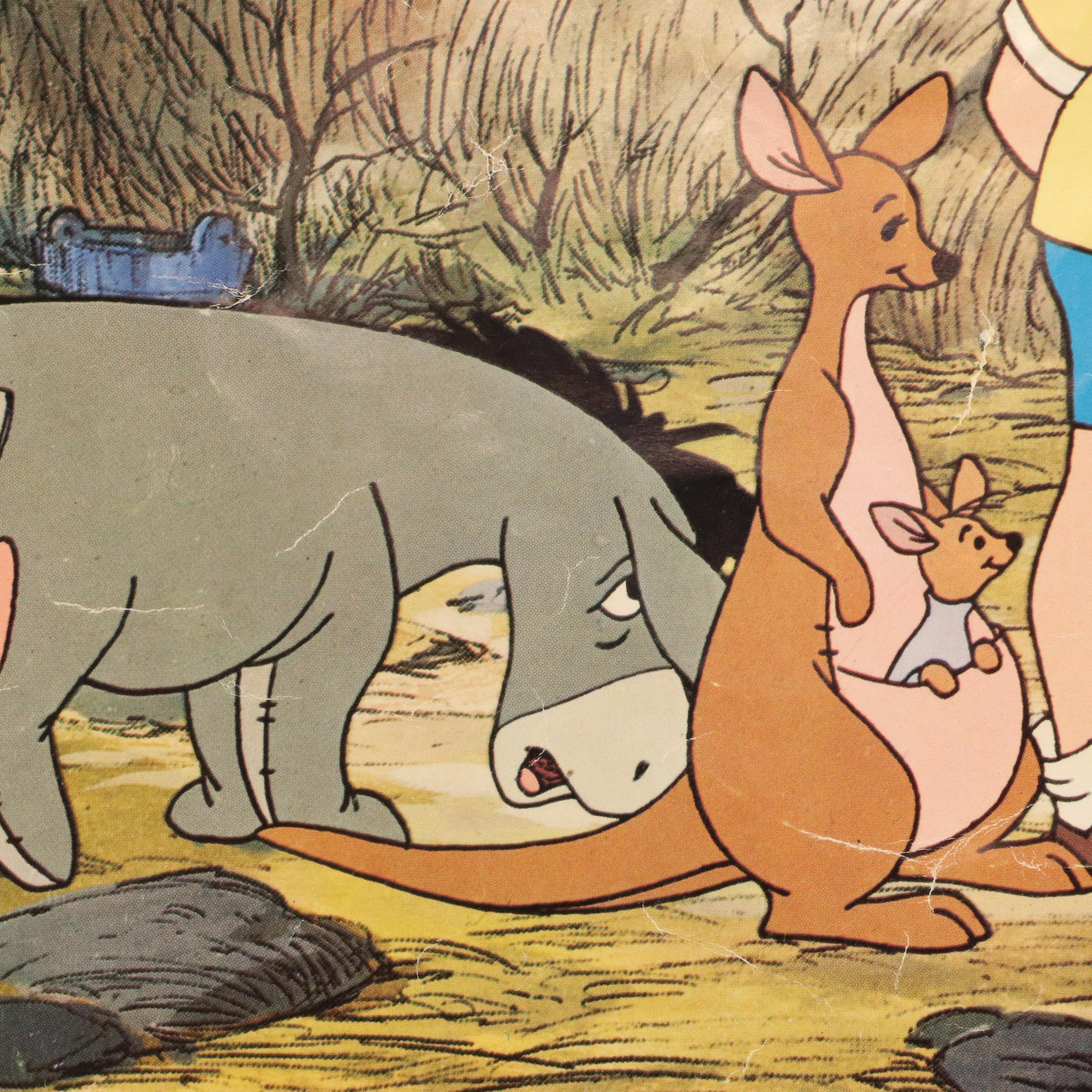 Disney "Winnie the Pooh and the Blustery Day" Offset Lithograph Stills