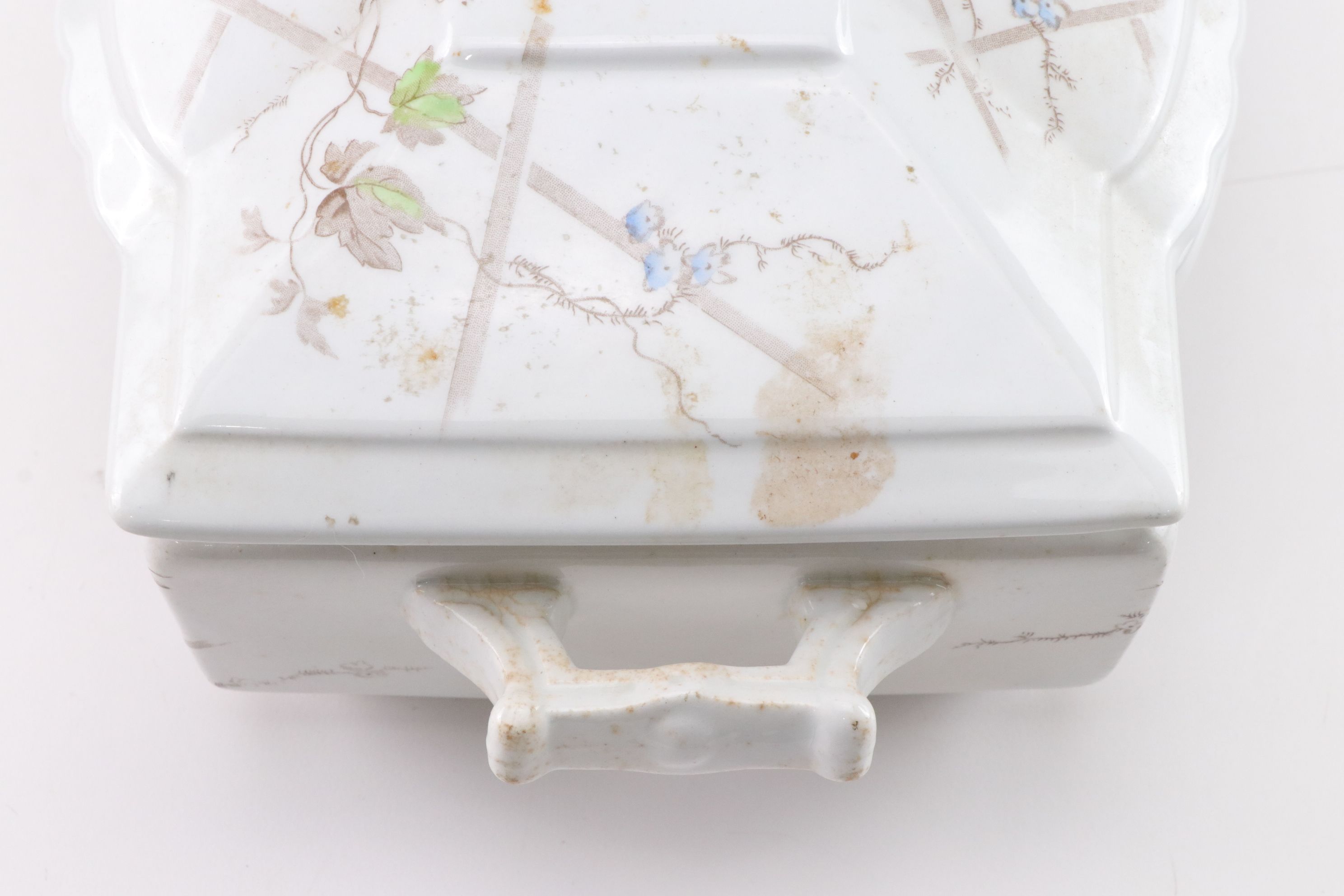 Pink Depression Glass & Ironstone Tableware