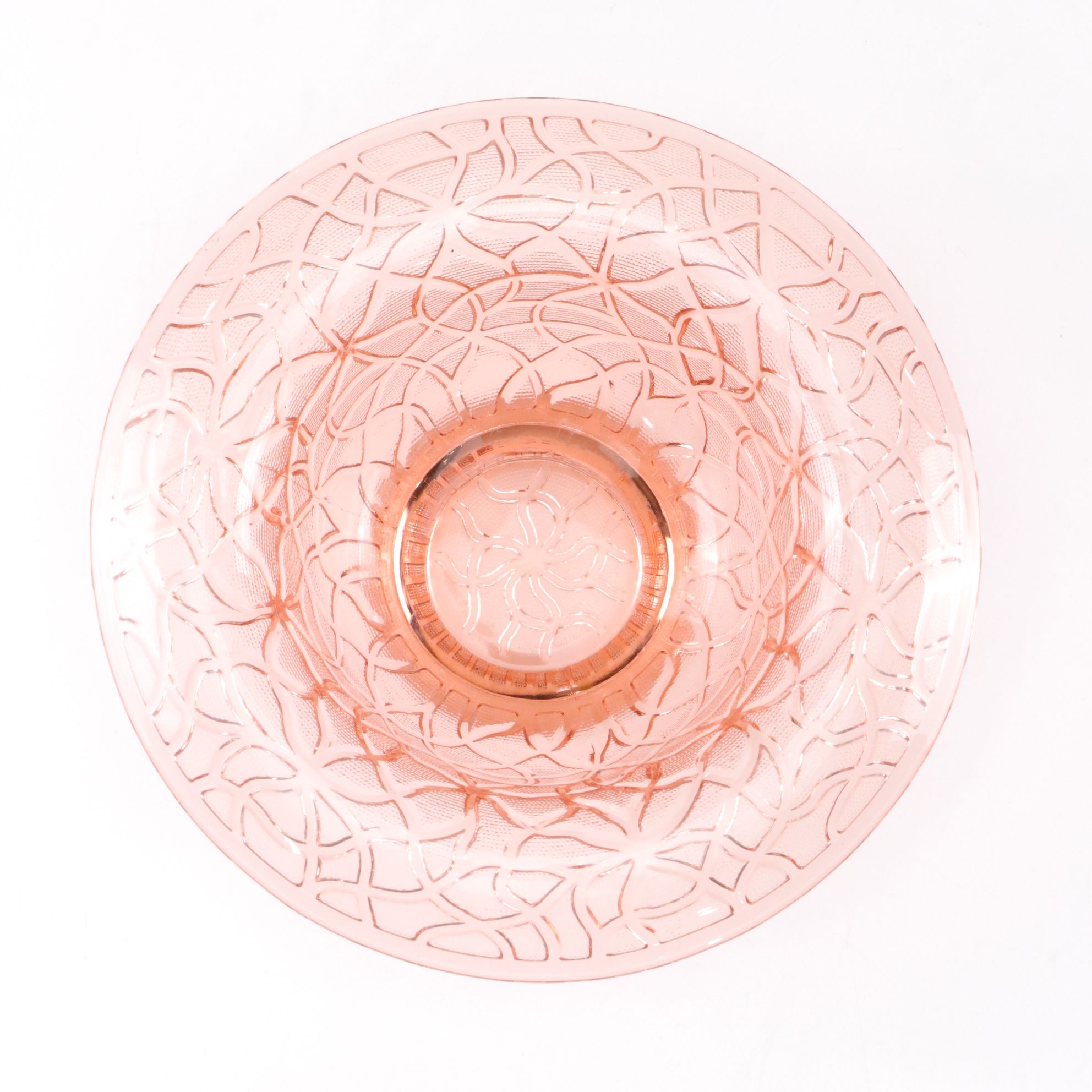 Pink Depression Glass & Ironstone Tableware