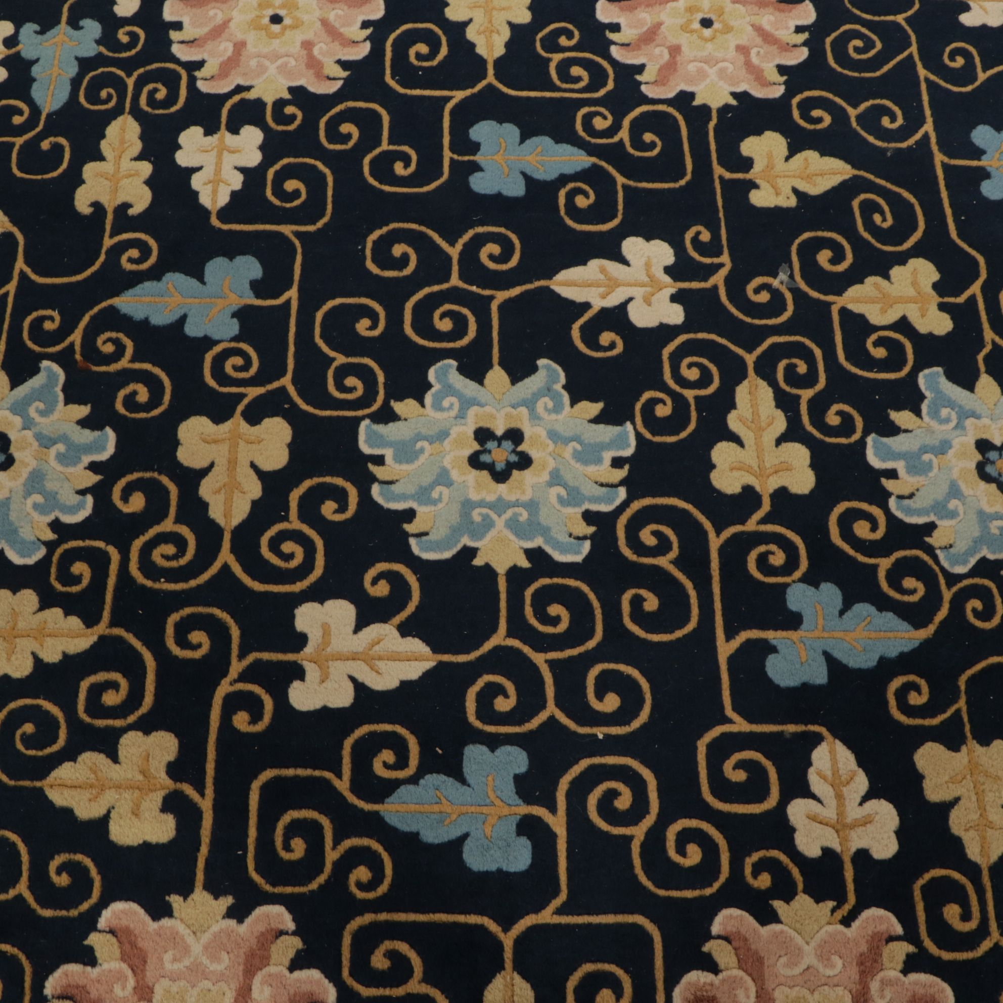 7'10 x 12'1 Hand-Knotted Chinese Peking Room Sized Rug