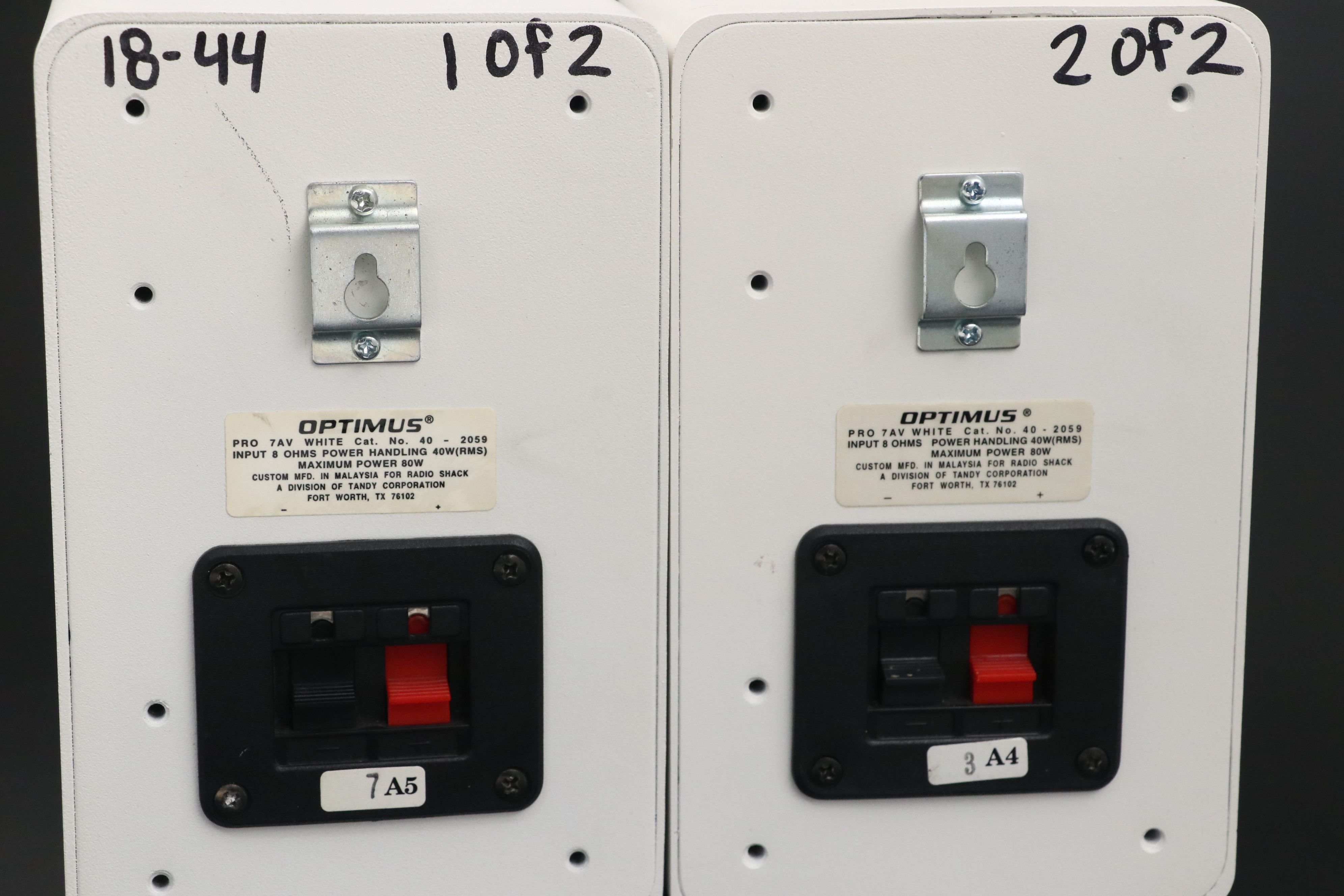 Optimus Pro 7AV Speakers