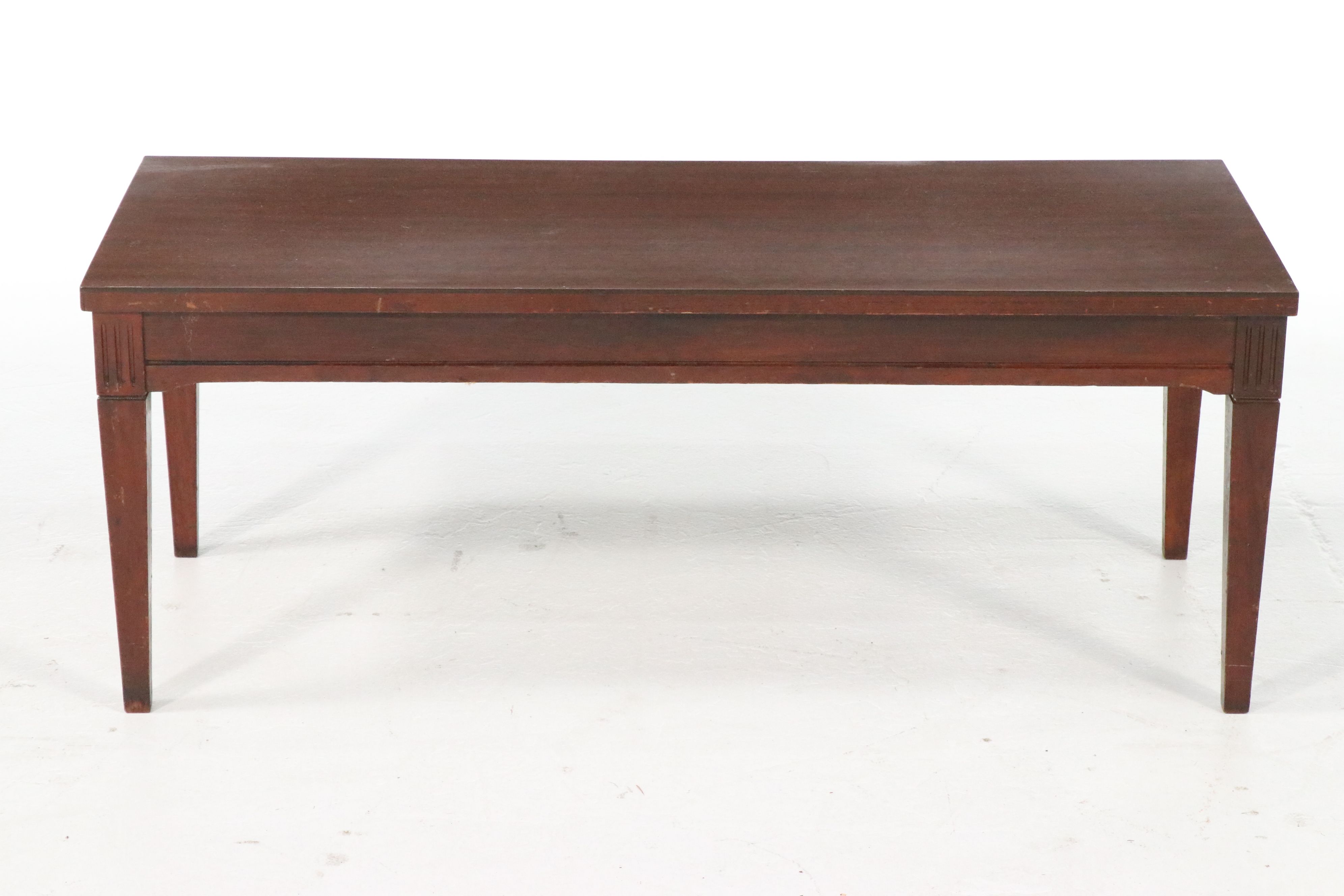 Mersman Art Deco Style Mahogany Finish Coffee Table, Early to Mid-20th Century