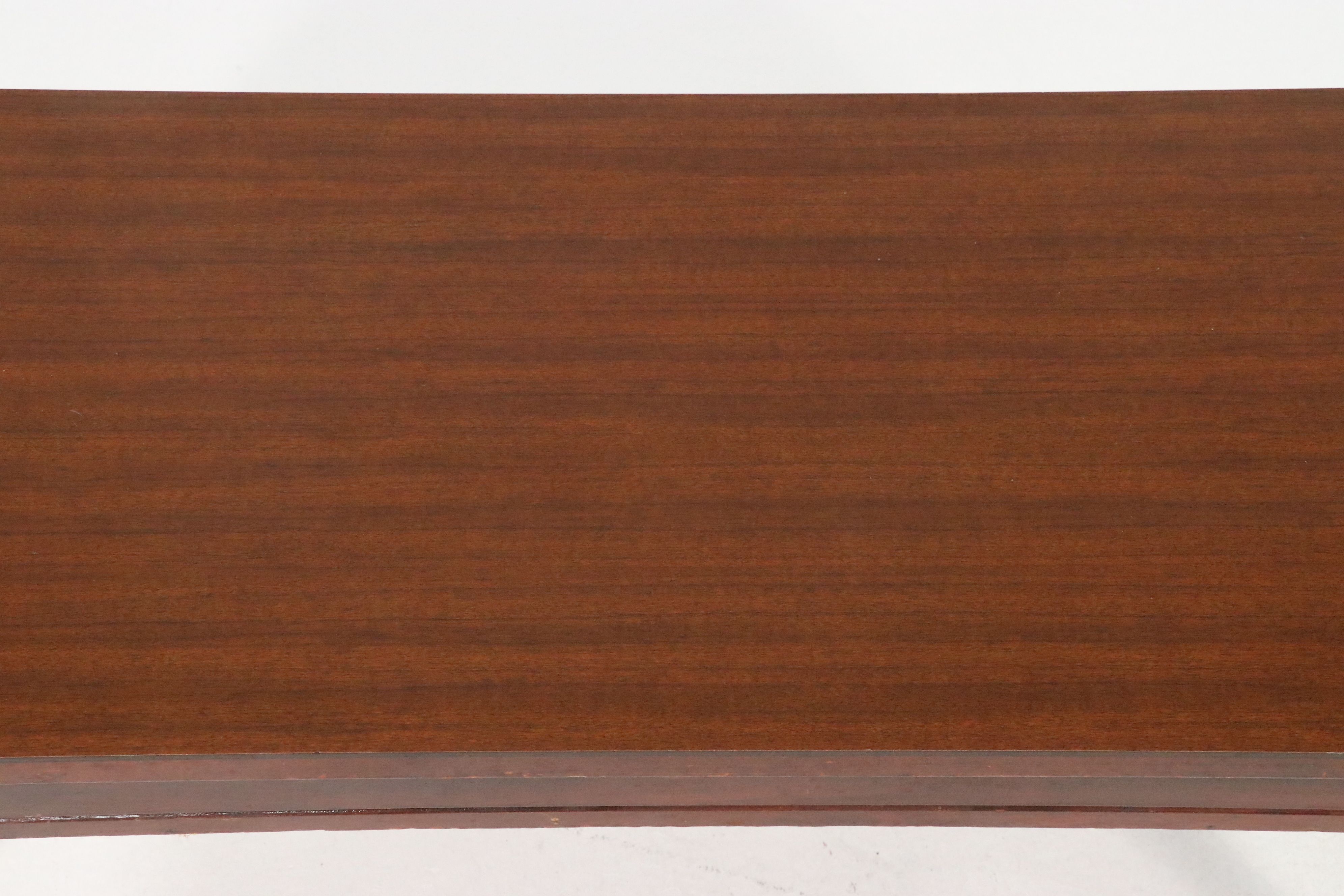 Mersman Art Deco Style Mahogany Finish Coffee Table, Early to Mid-20th Century