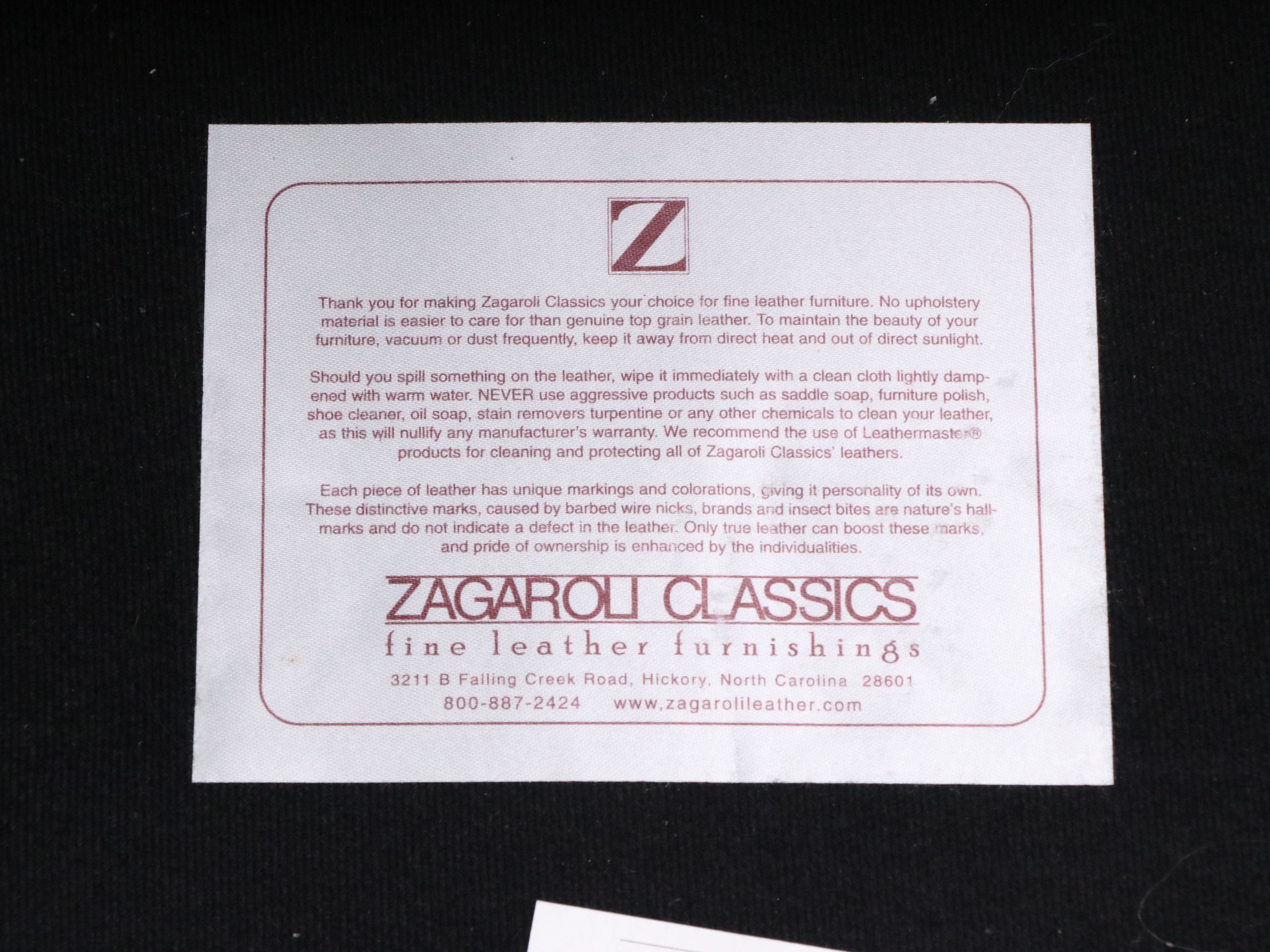 Zagaroli Classics Tufted Leather Sofa