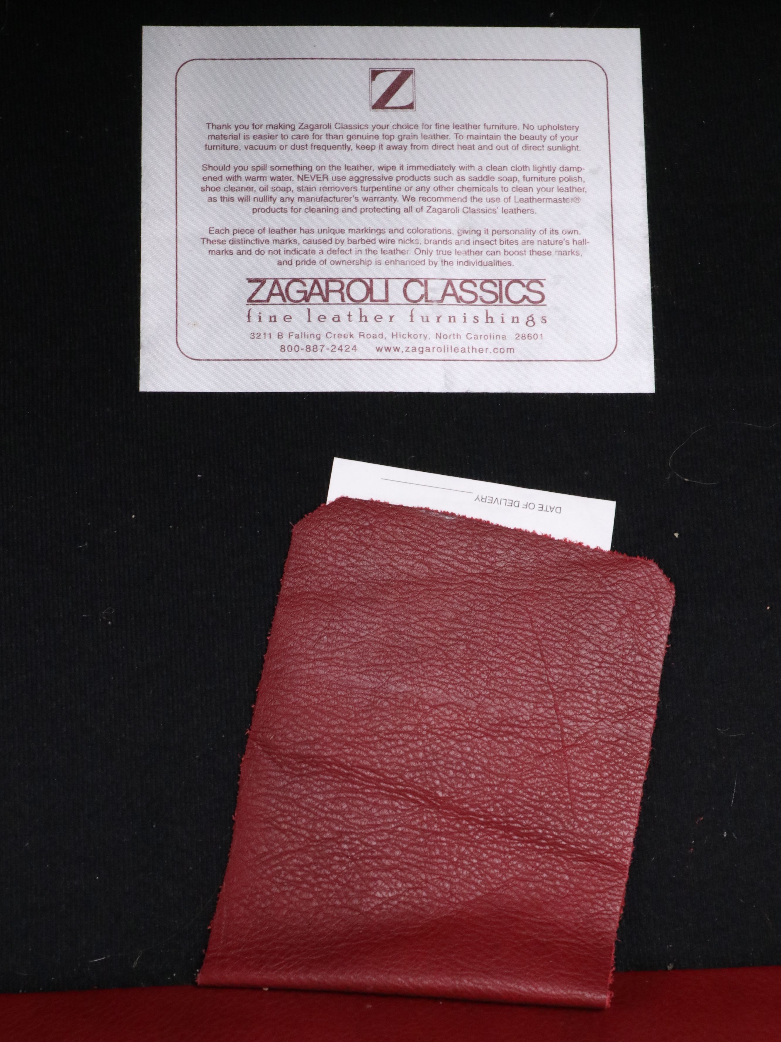 Zagaroli Classics Tufted Leather Sofa