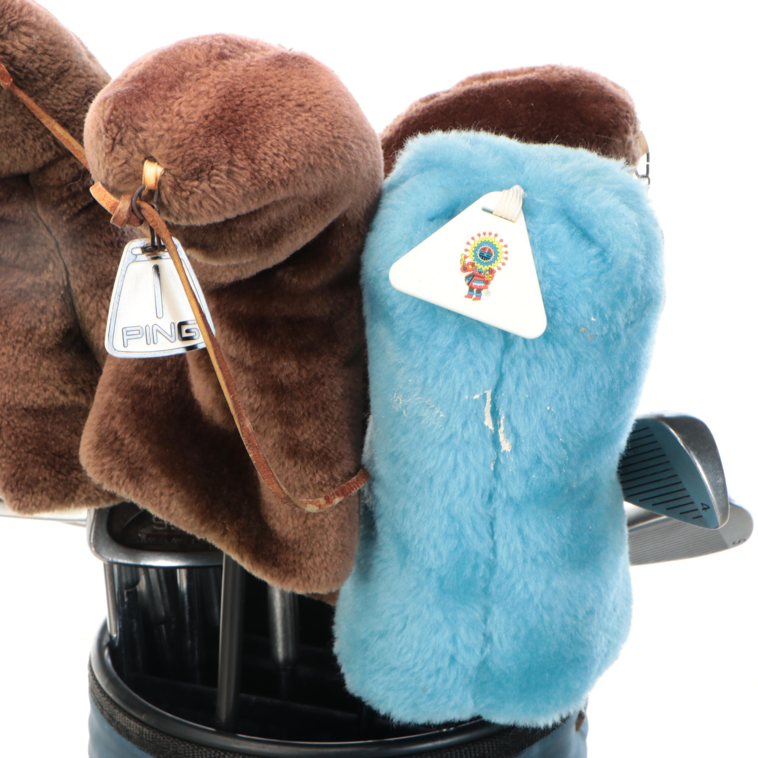 Mizuno Golf Bag with Ping and Other Clubs and More