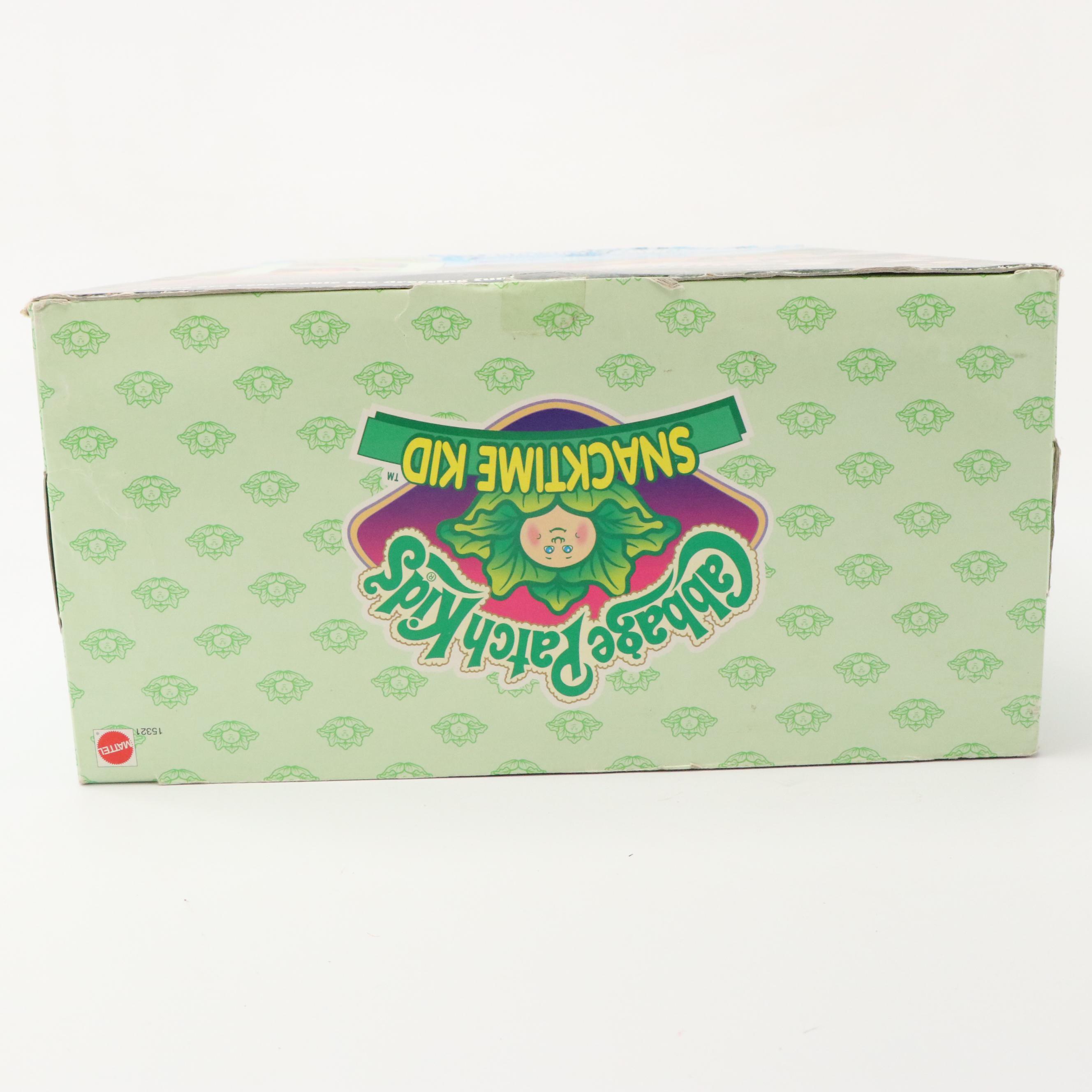 Mattel "Snacktime Kid" Cabbage Patch Kid Doll, 1995