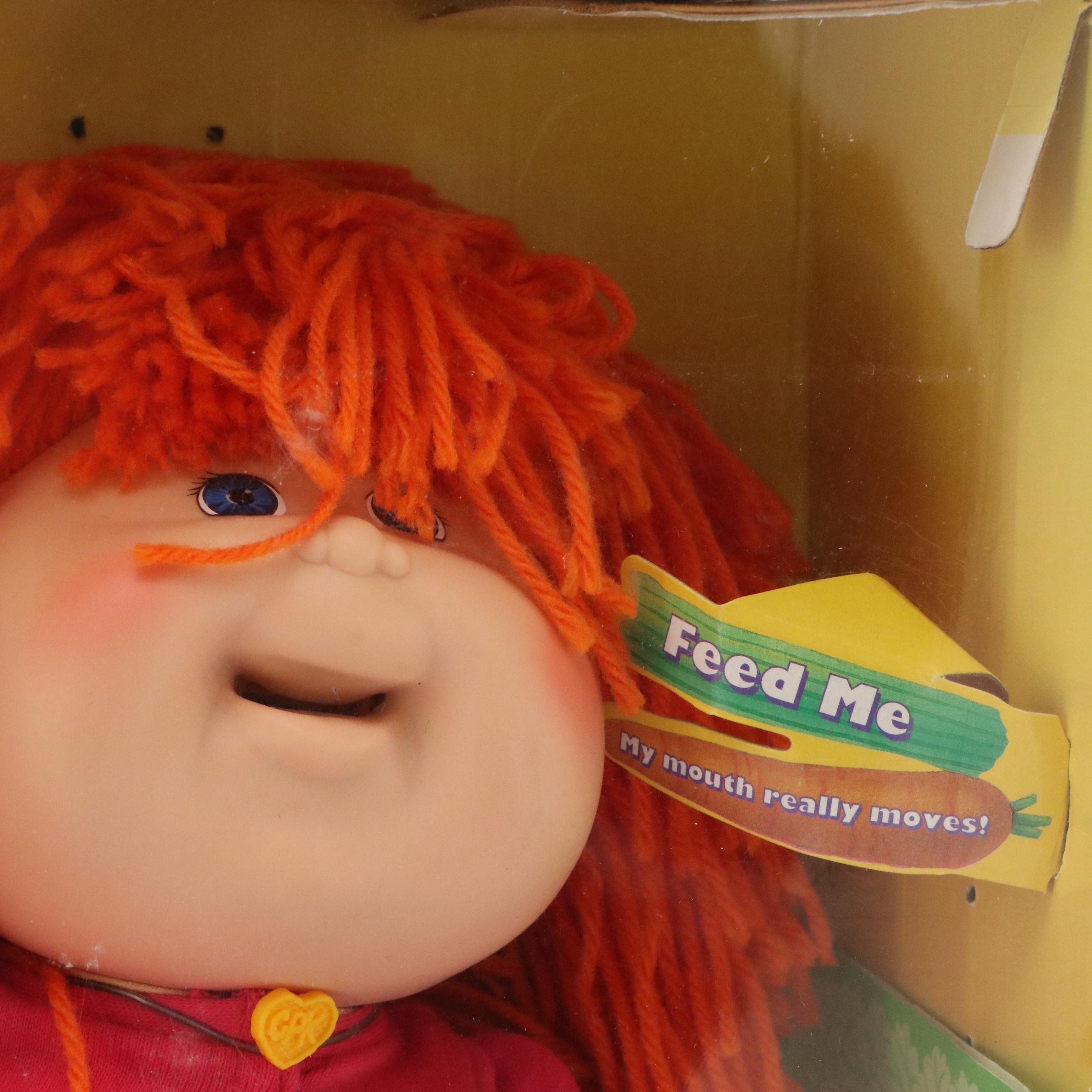 Mattel "Snacktime Kid" Cabbage Patch Kid Doll, 1995