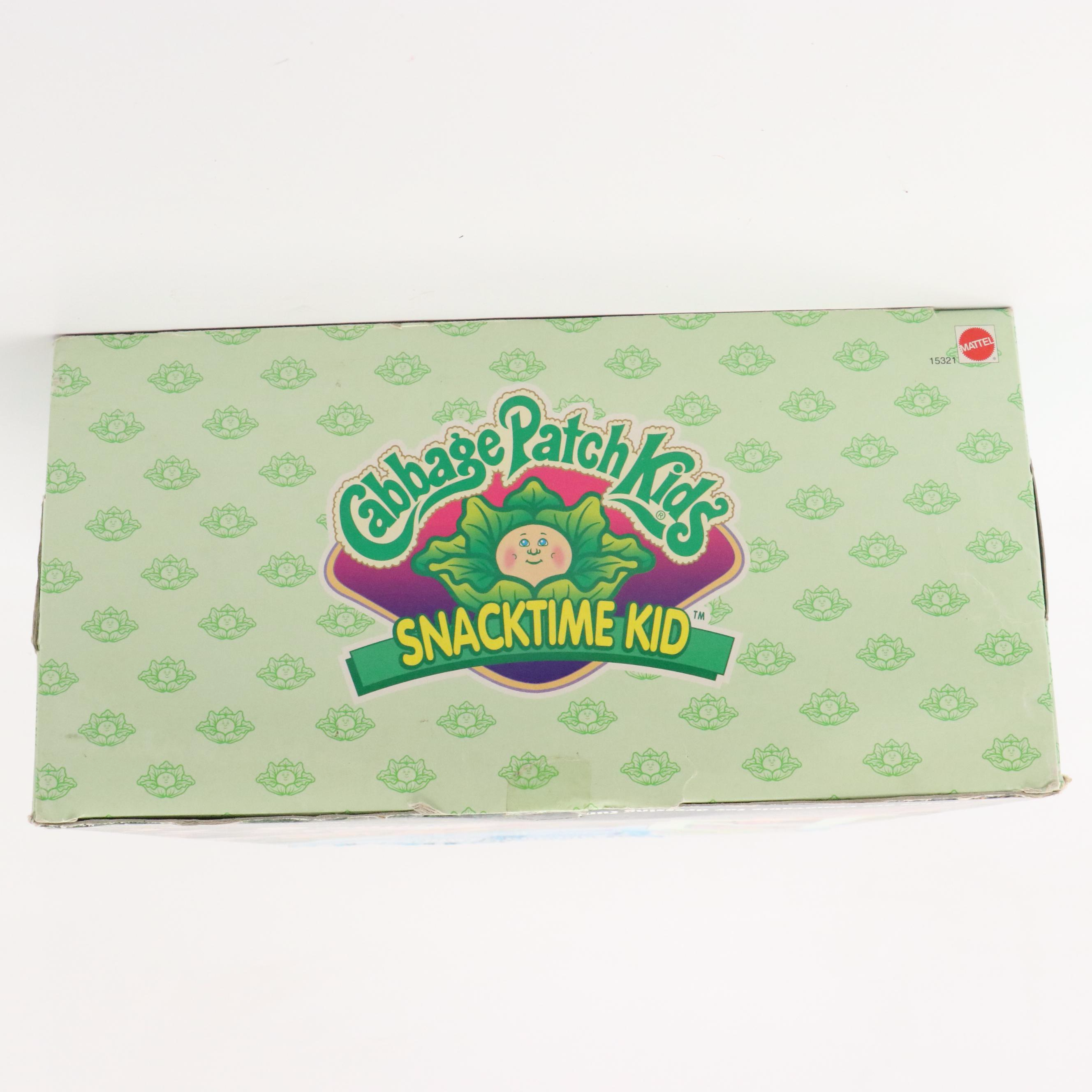 Mattel "Snacktime Kid" Cabbage Patch Kid Doll, 1995