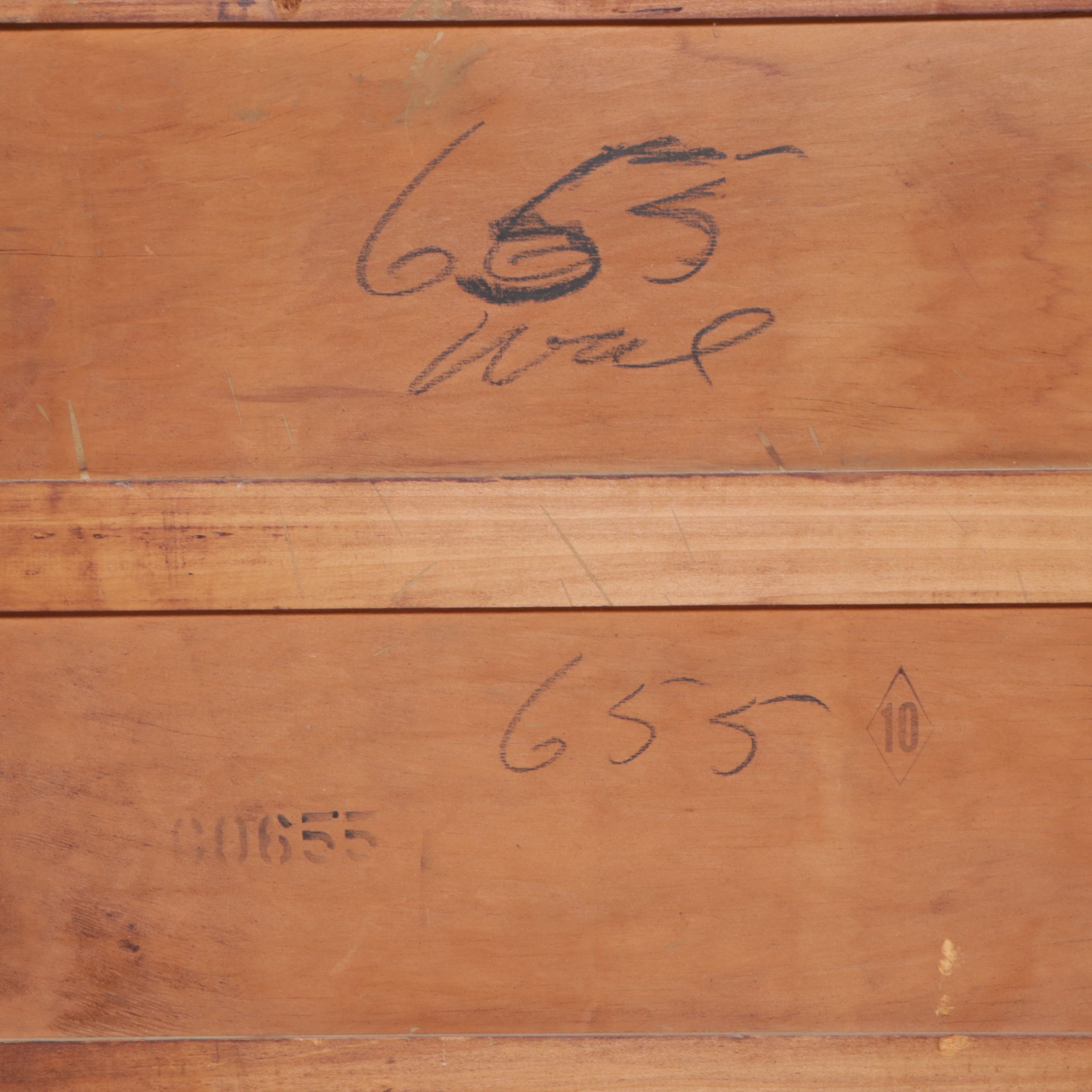 Art Deco Style Waterfall Veneer China Cabinet, Early to Mid-20th Century