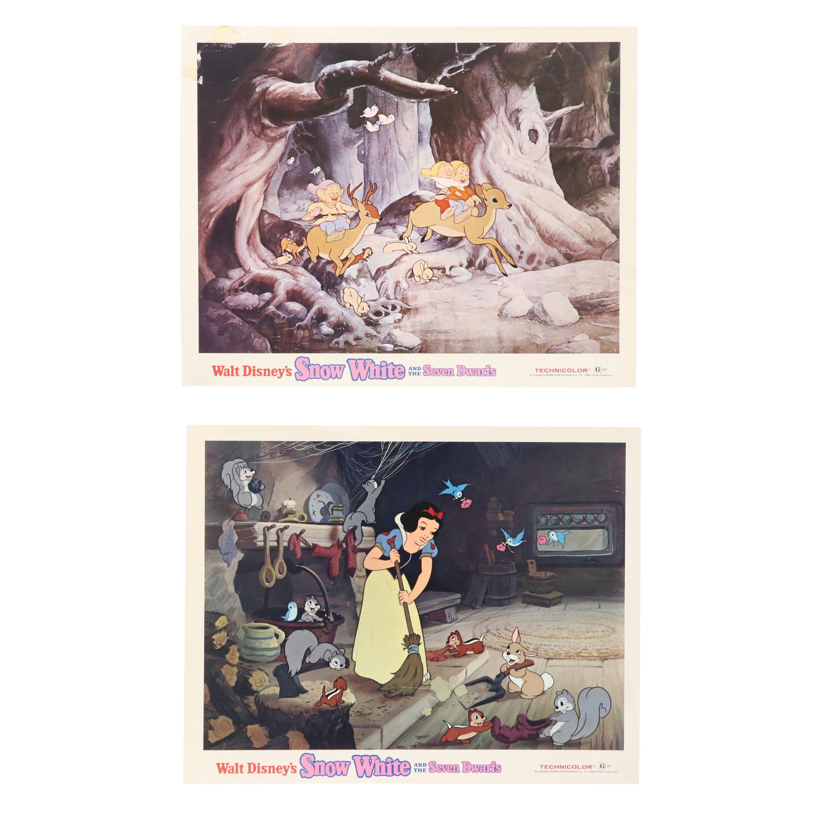 Disney "Snow White and the Seven Dwarfs" Offset Lithograph Stills