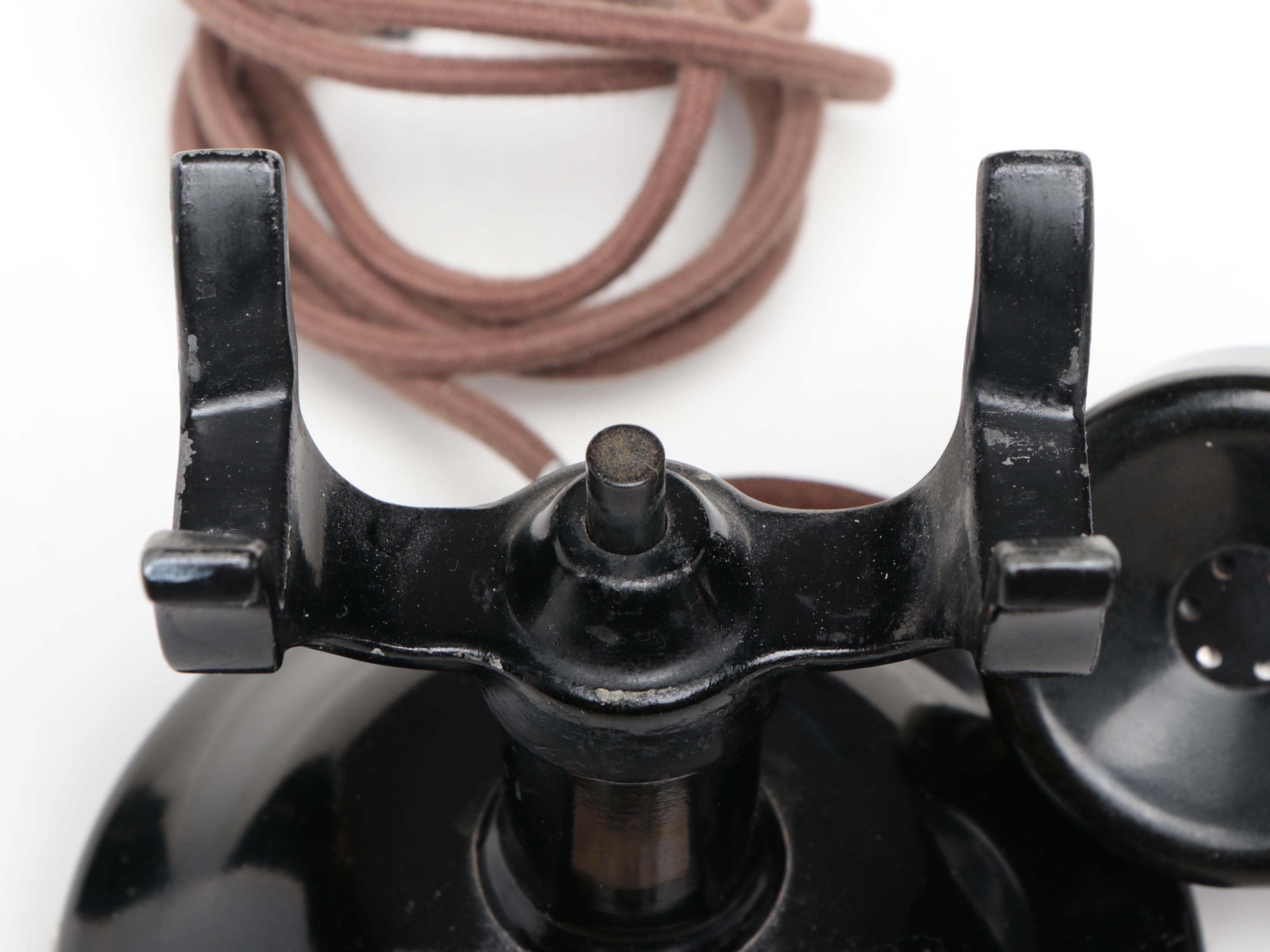 Stromberg-Carlson Bakelite Rotary Dial Telephone, Early 20th Century