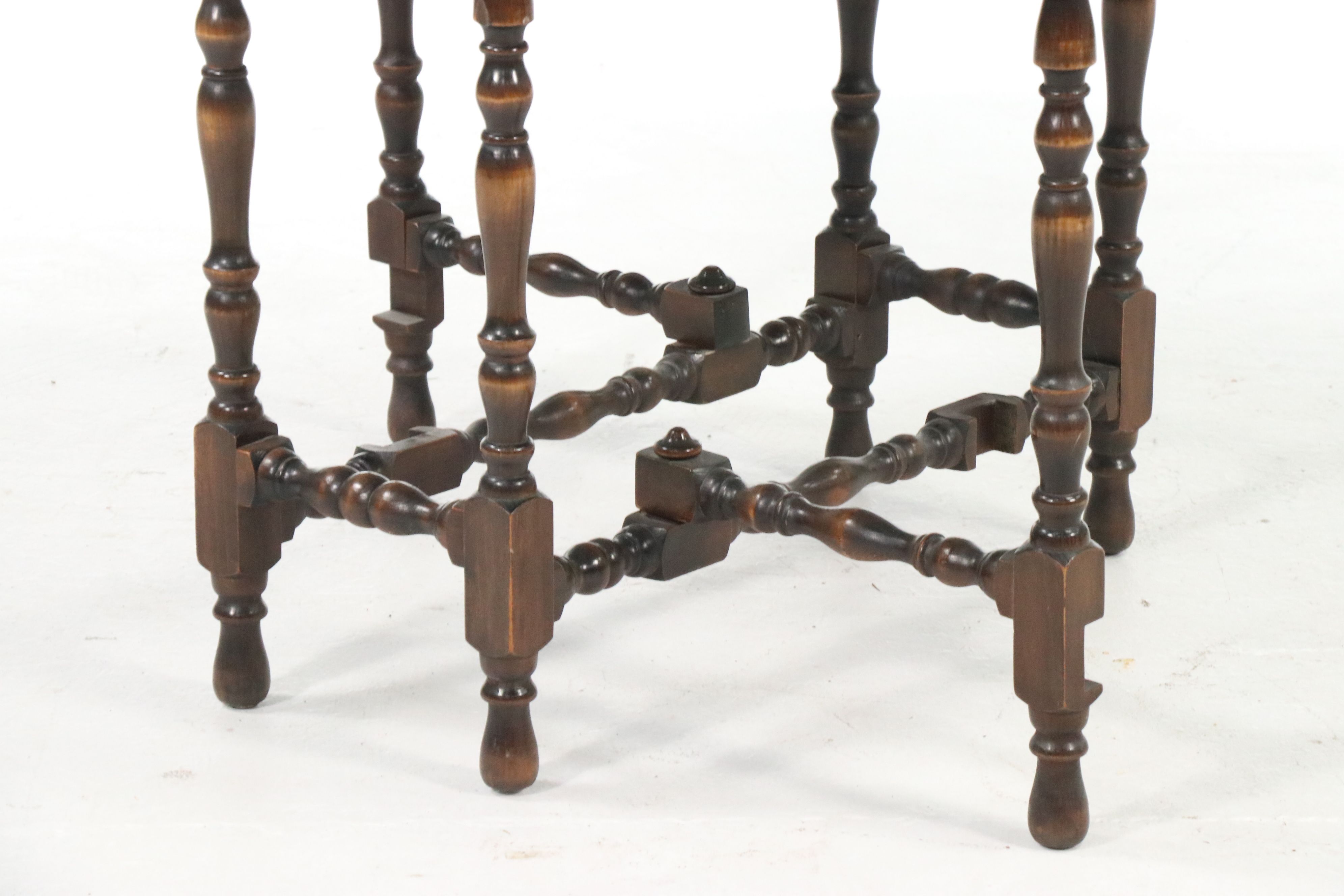 William and Mary Style Drop-Leaf Table