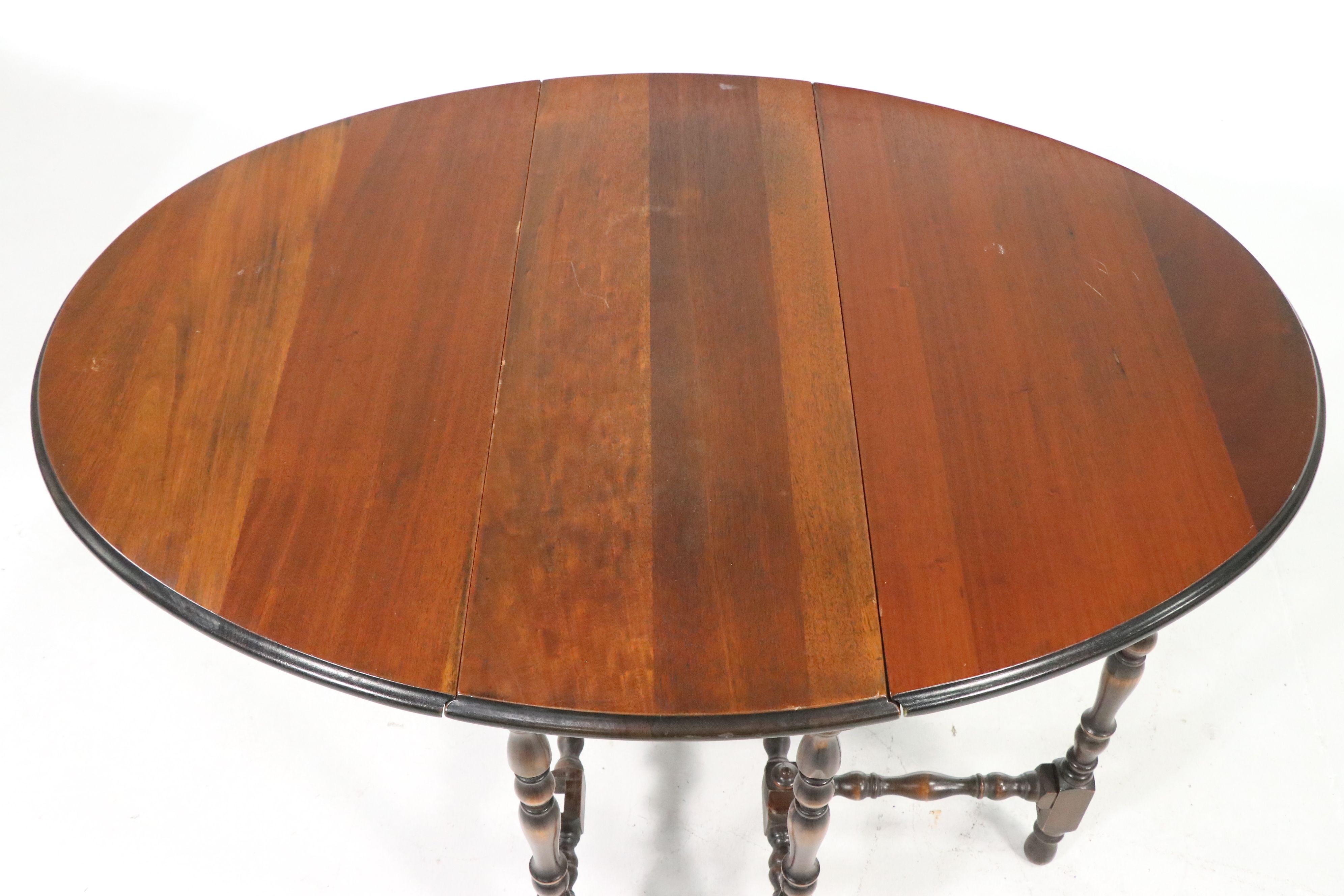 William and Mary Style Drop-Leaf Table
