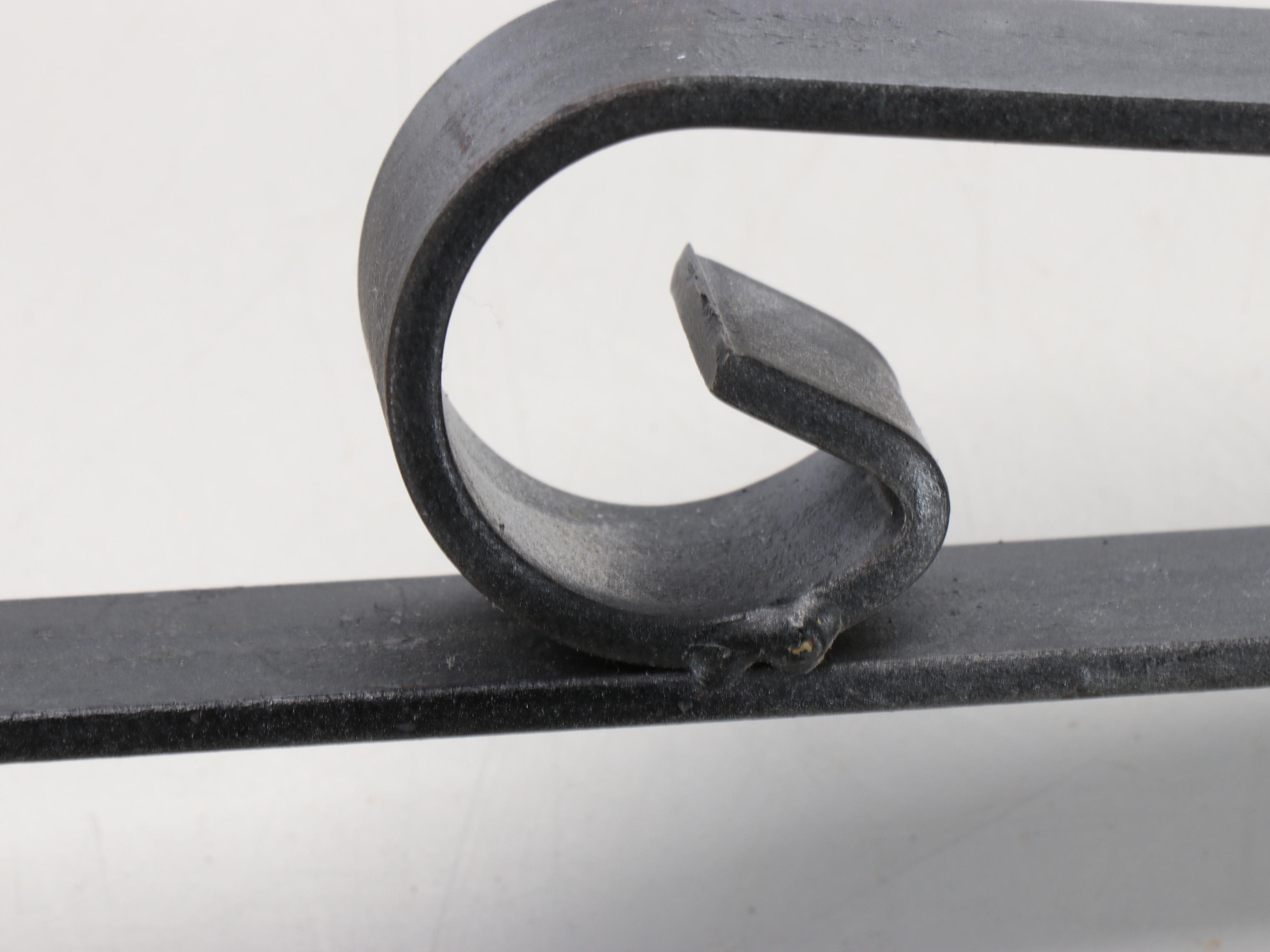 Twist and Scrolled Cast Iron Log Holder, Fireplace Tool Set, Grill and Andiron