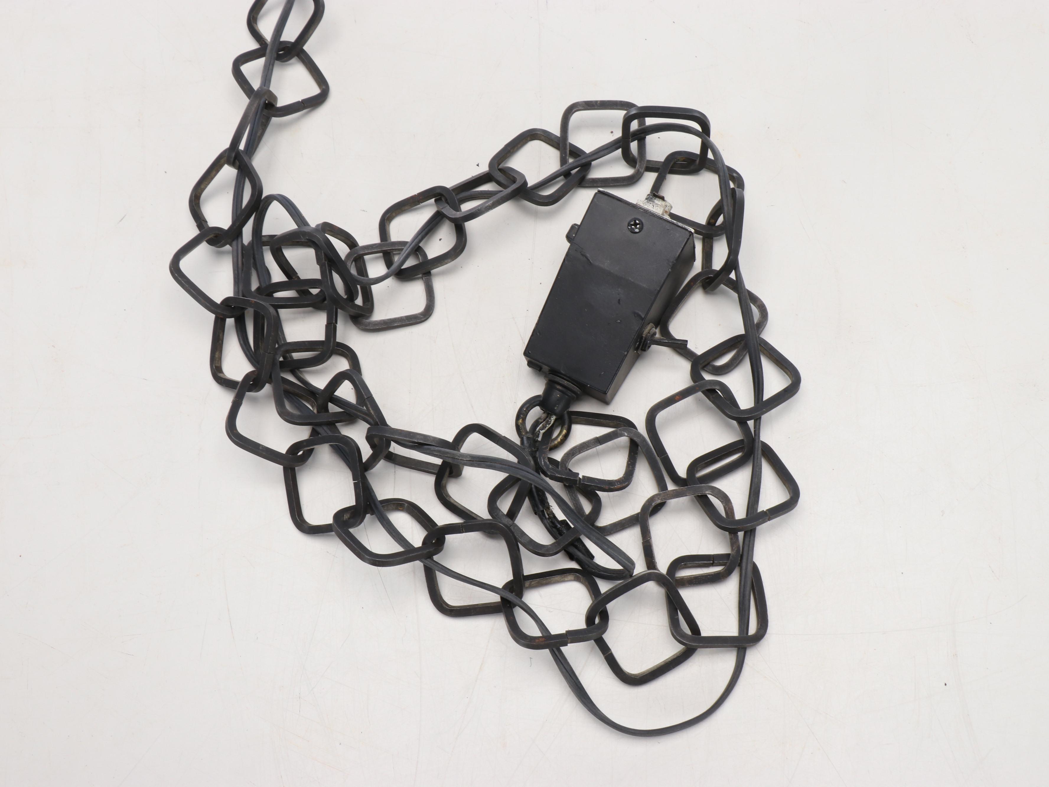 Amsterdam School Art Deco Style Wood and Glass Pendant Light