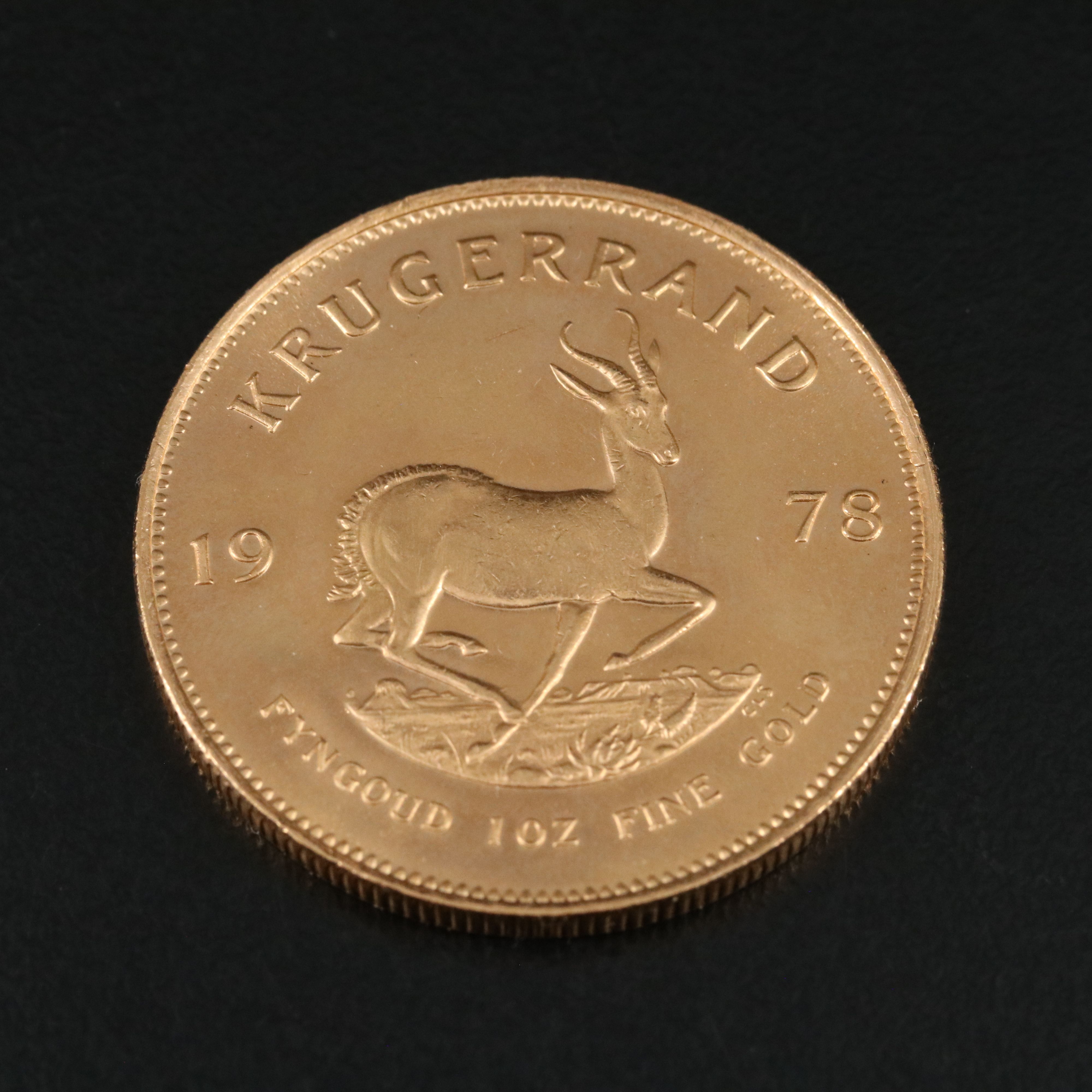 1978 South Africa 1-Oz. Gold Krugerrand Bullion Coin