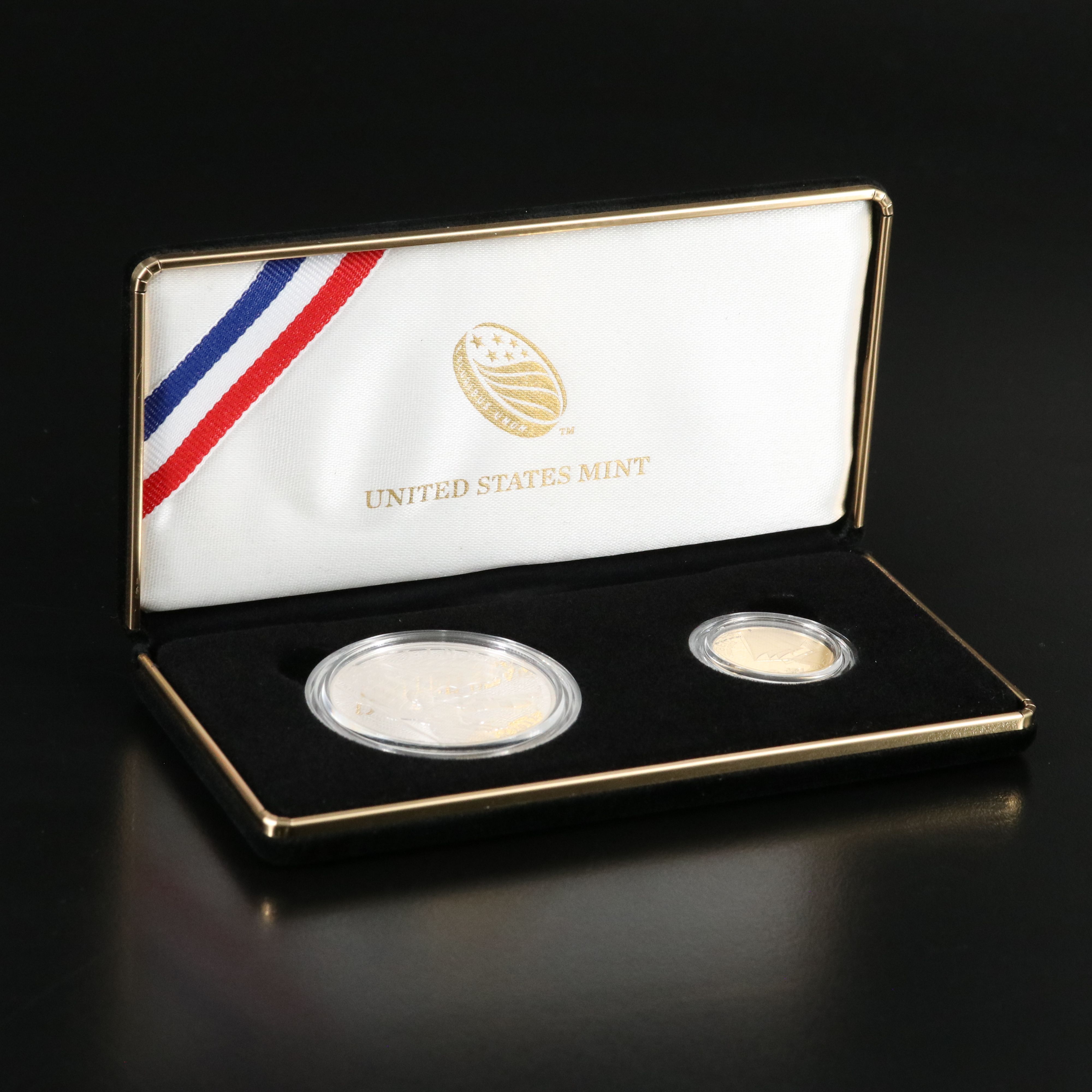 2012 Star Spangled Banner Gold Coin and Silver Dollar Commemorative Proof Set