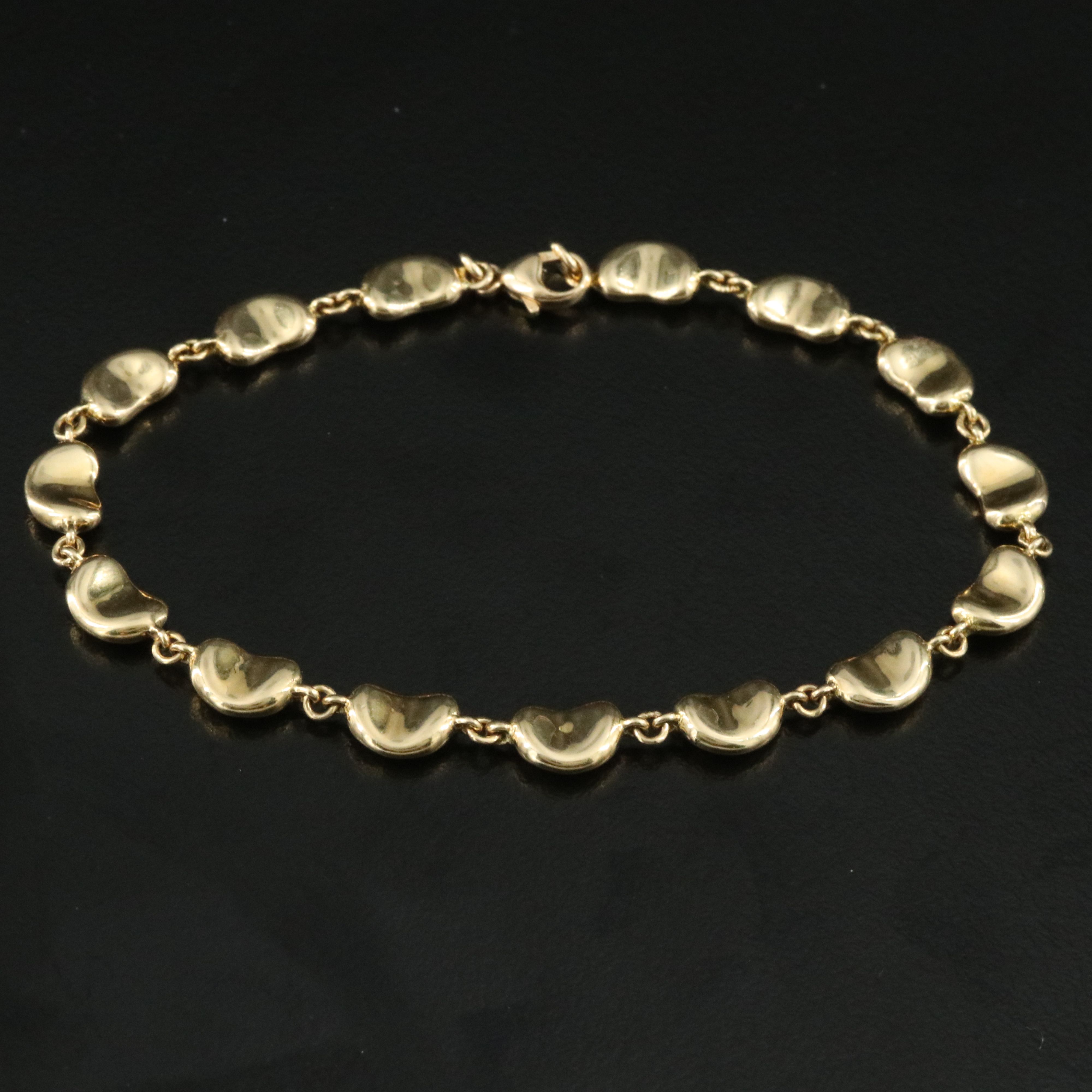 Elsa Peretti for Tiffany & Co. 18K Bean Design Bracelet