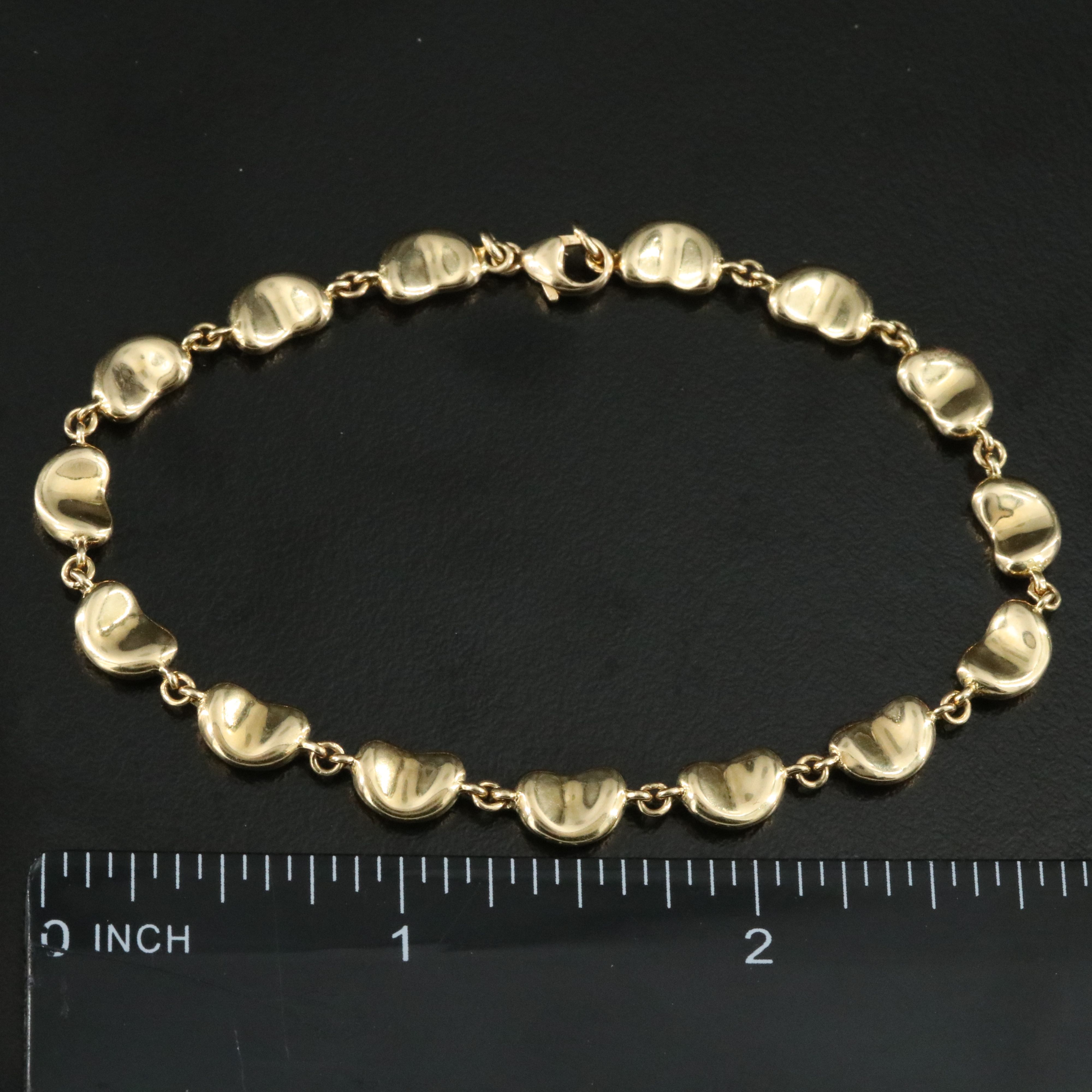 Elsa Peretti for Tiffany & Co. 18K Bean Design Bracelet