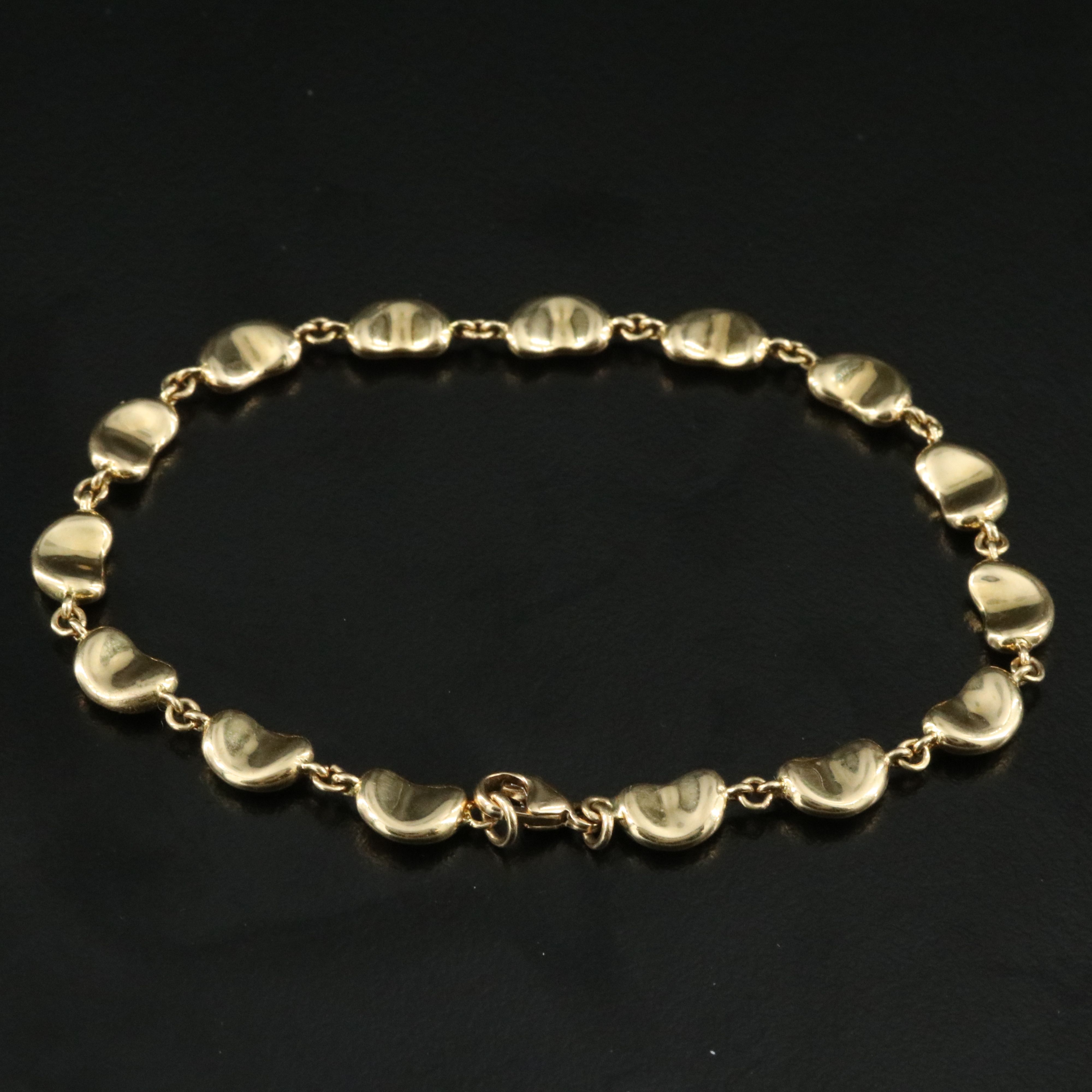 Elsa Peretti for Tiffany & Co. 18K Bean Design Bracelet