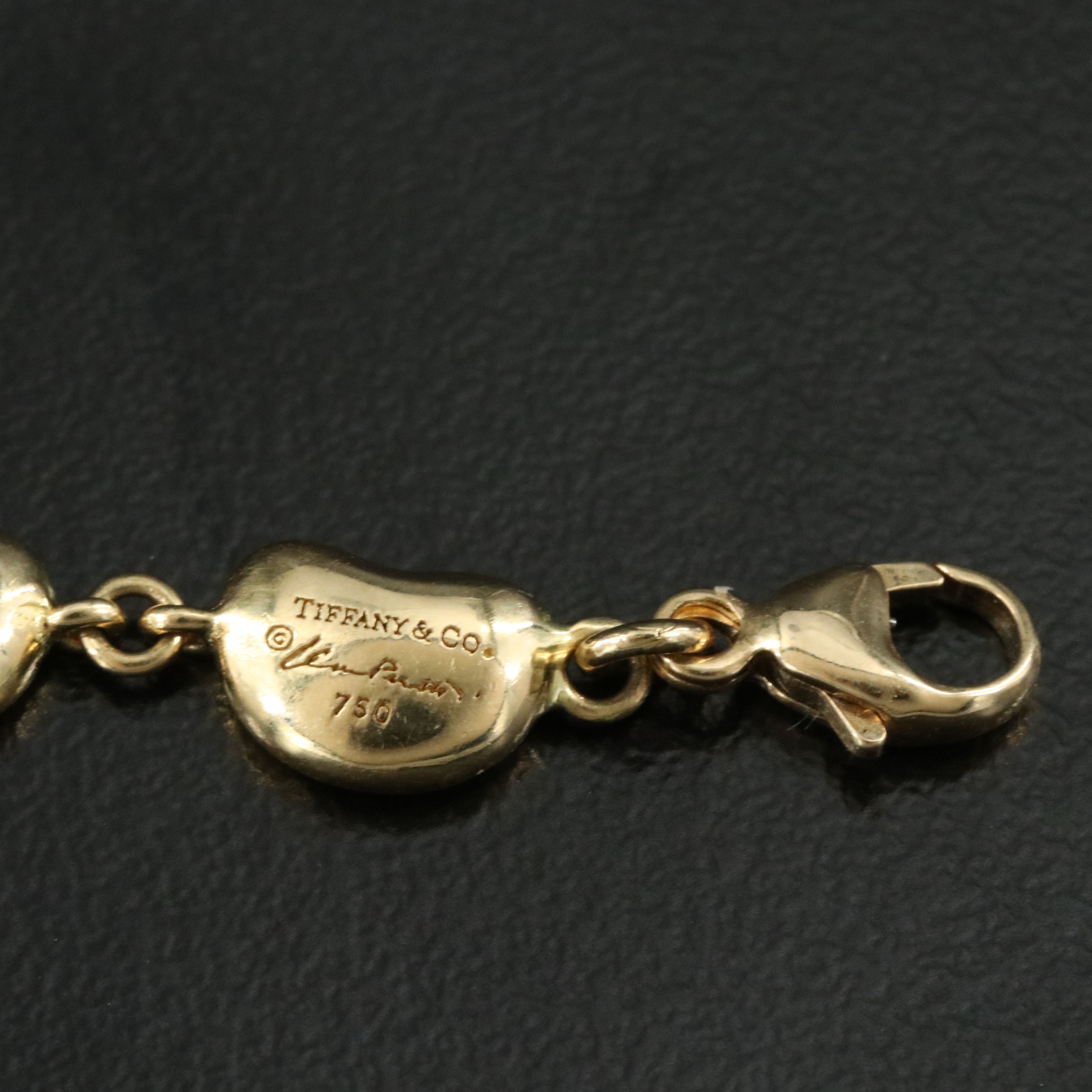 Elsa Peretti for Tiffany & Co. 18K Bean Design Bracelet
