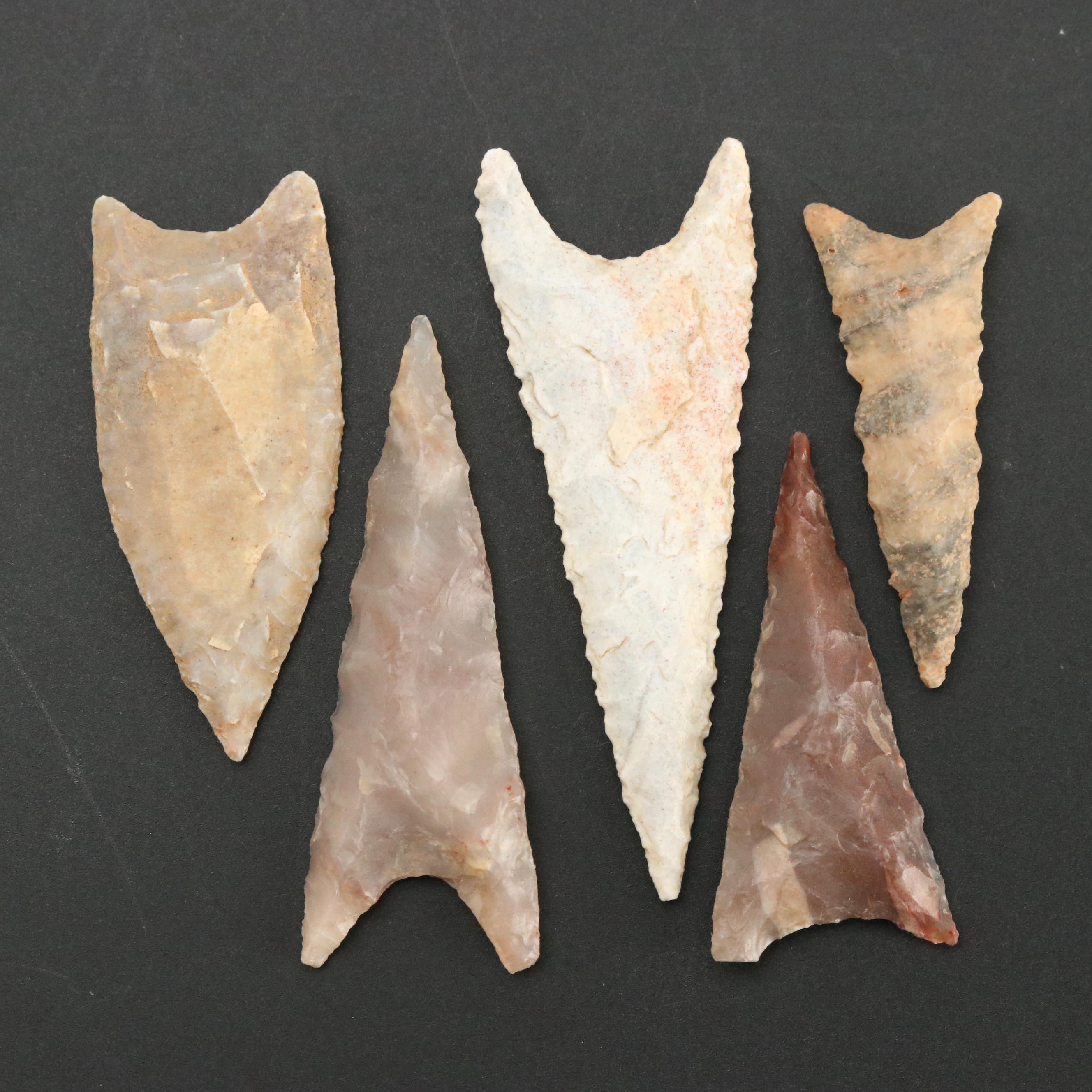 Neolithic Sahara Desert Flint Arrowheads, 7500–3500 BCE