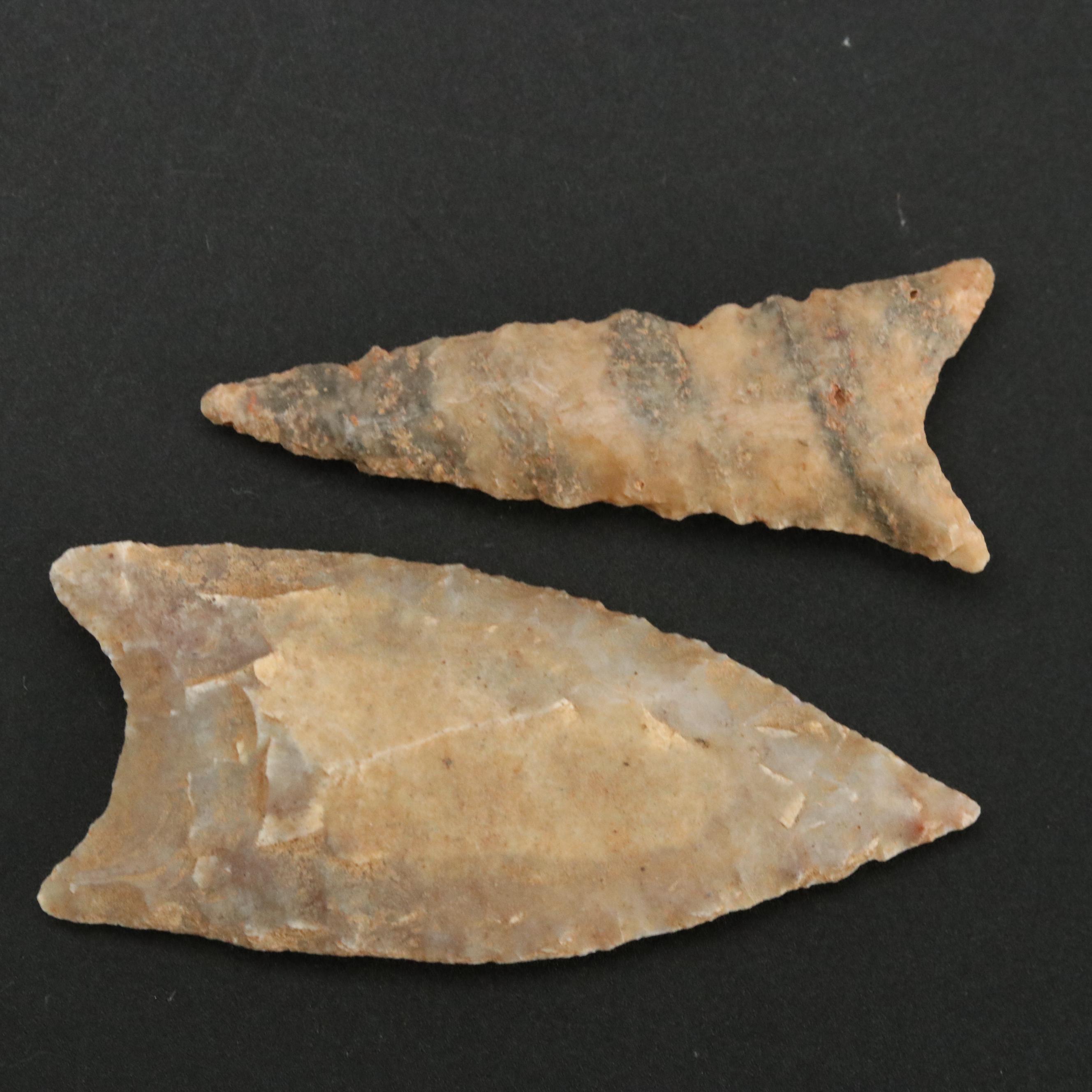Neolithic Sahara Desert Flint Arrowheads, 7500–3500 BCE