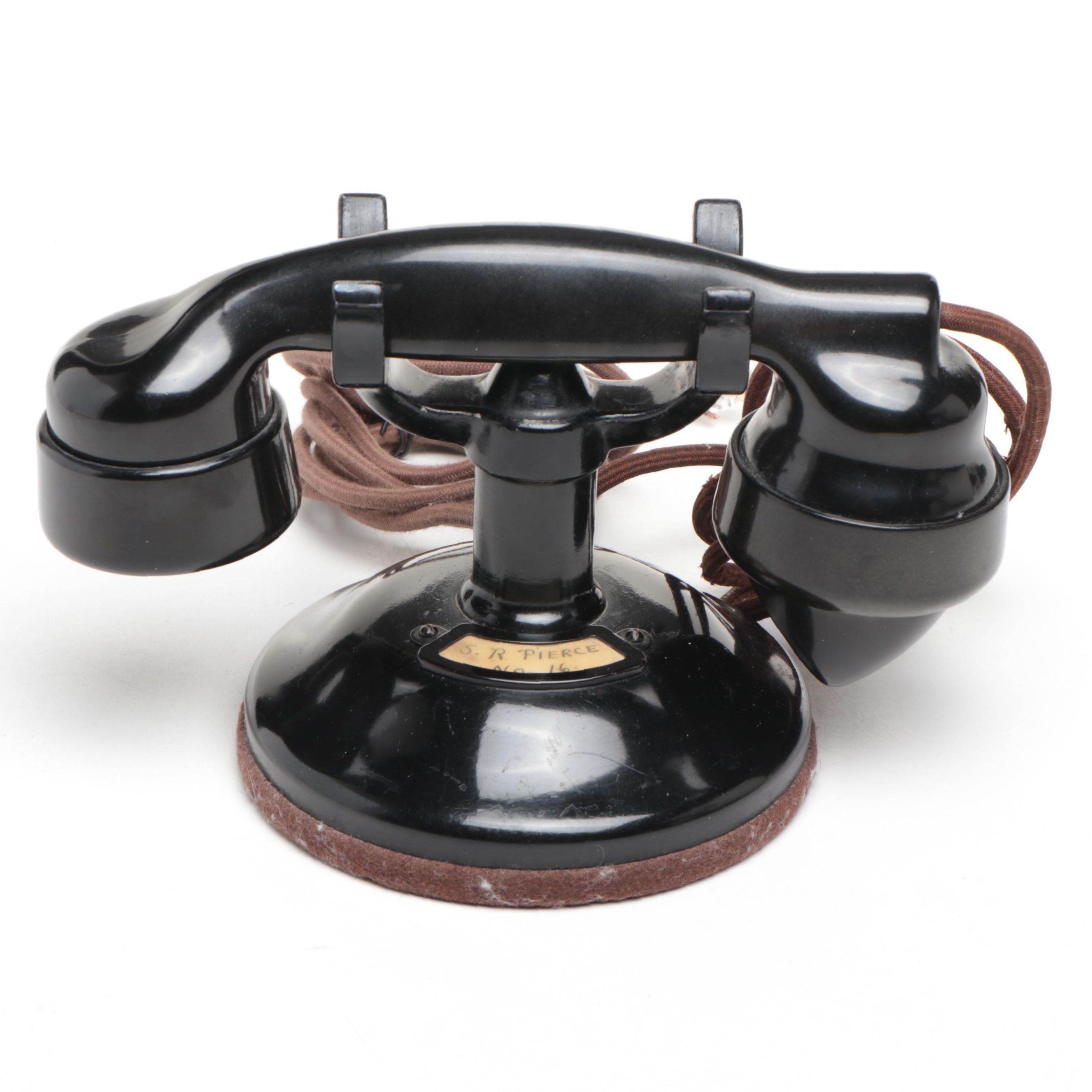 Stromberg-Carlson Bakelite Rotary Dial Telephone, Early 20th Century
