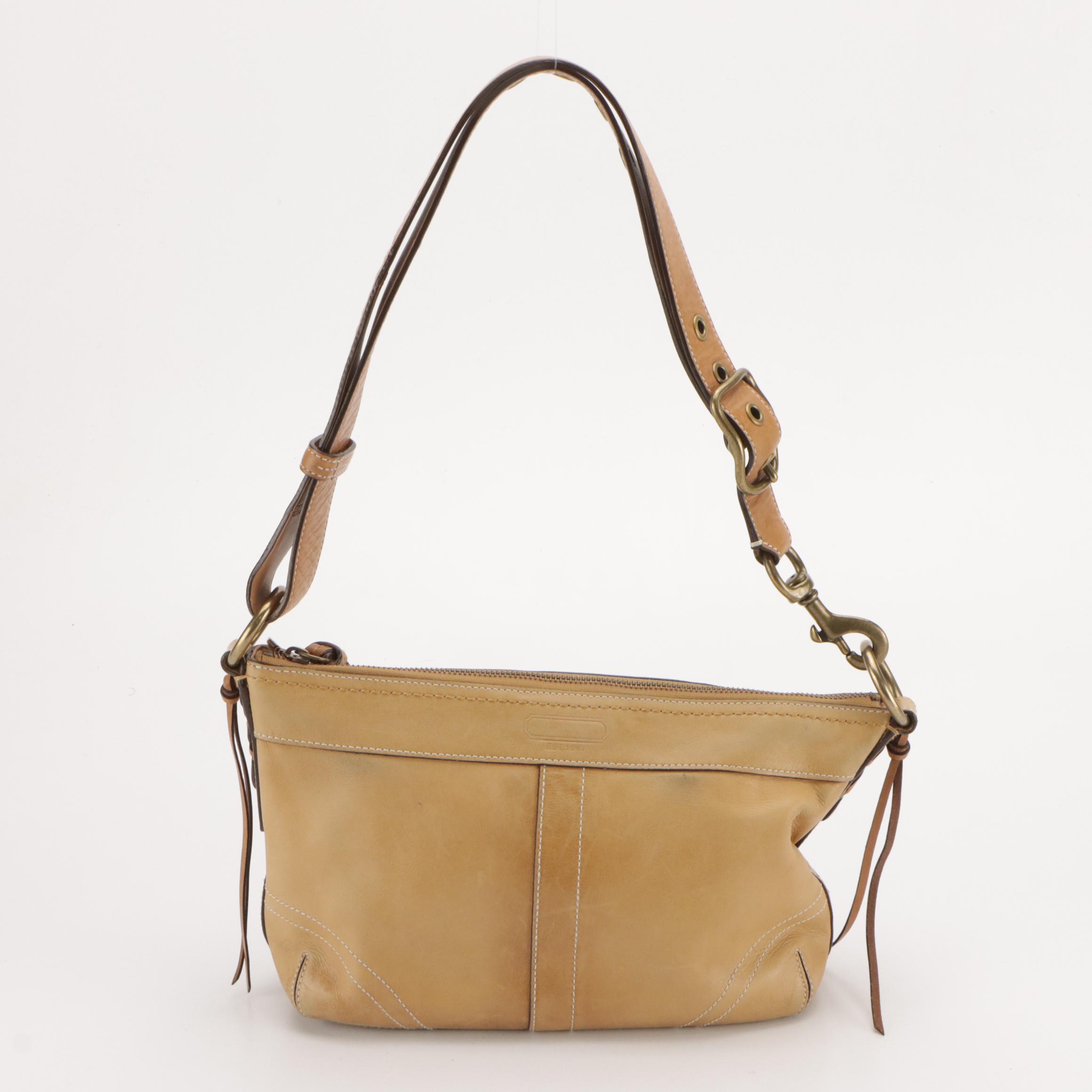Coach "Park" Olive Leather Hobo Bag, Signature Canvas Crossbody & Other Bag