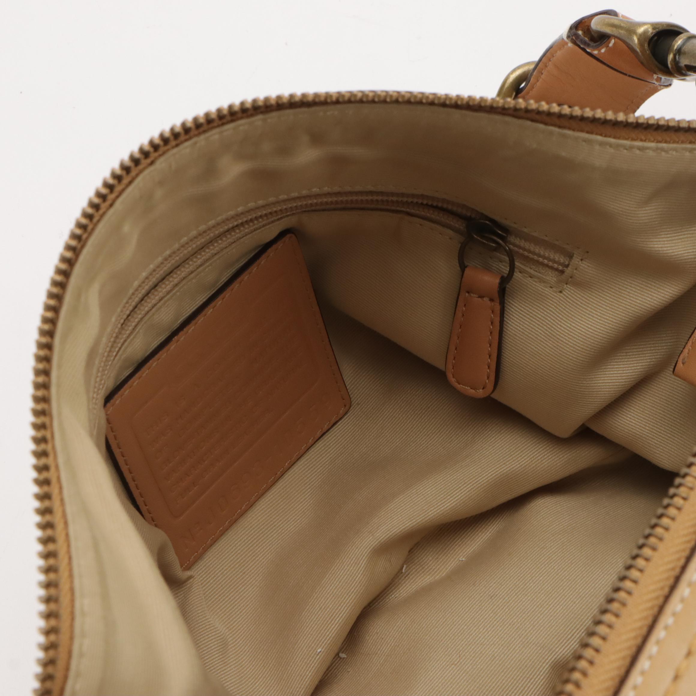 Coach "Park" Olive Leather Hobo Bag, Signature Canvas Crossbody & Other Bag