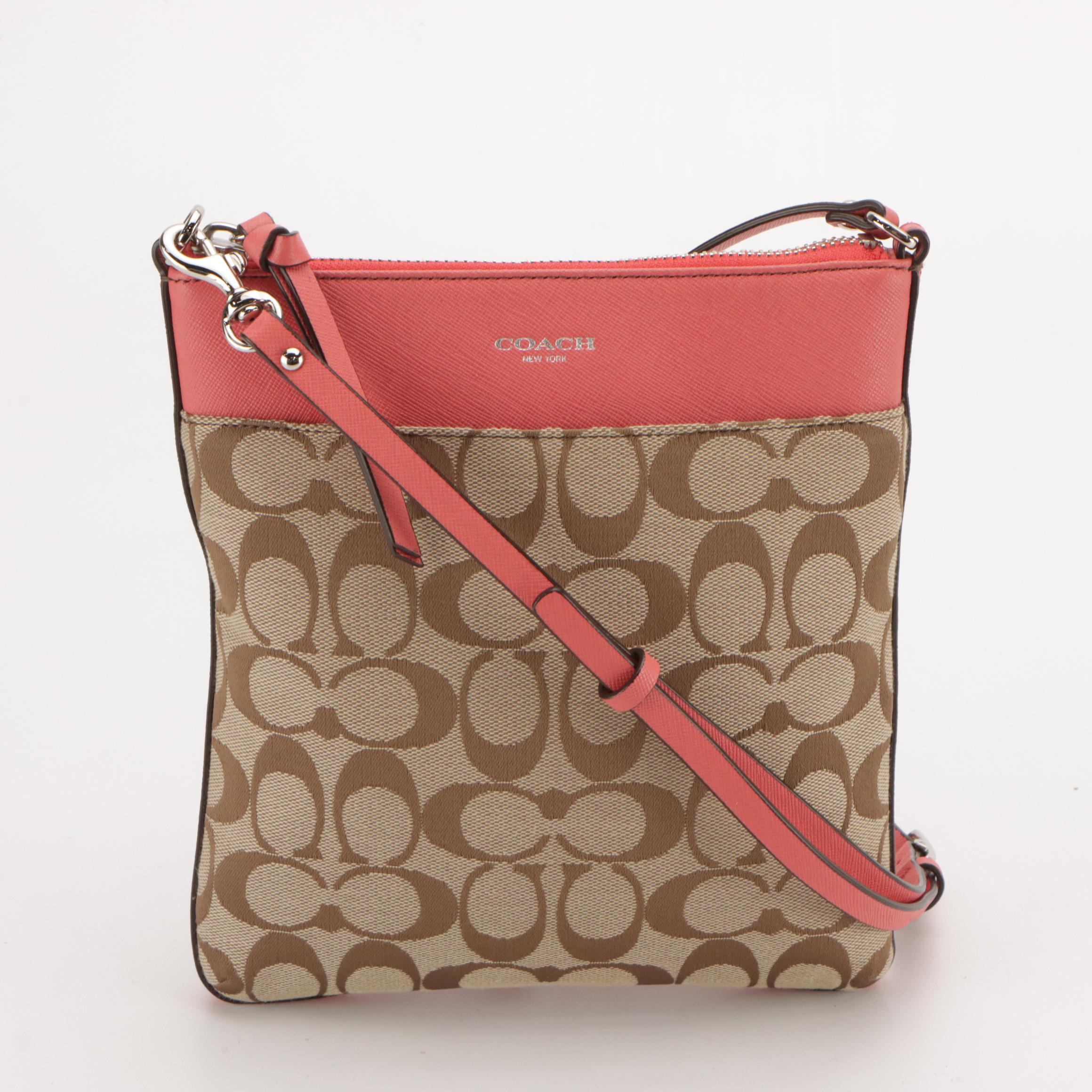 Coach "Park" Olive Leather Hobo Bag, Signature Canvas Crossbody & Other Bag