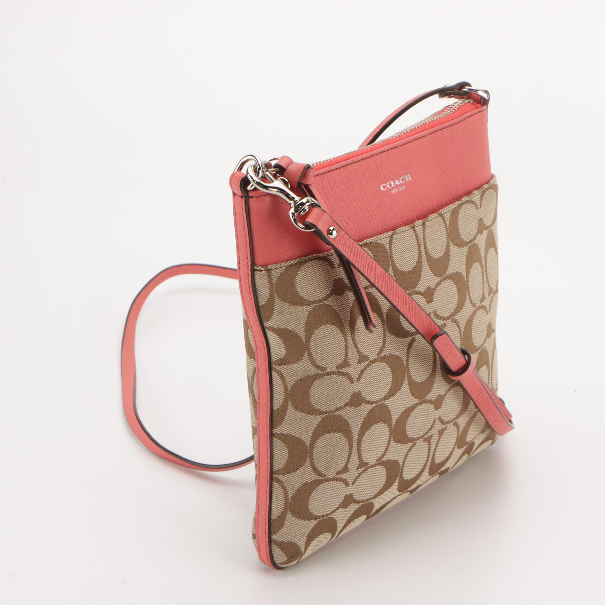 Coach "Park" Olive Leather Hobo Bag, Signature Canvas Crossbody & Other Bag