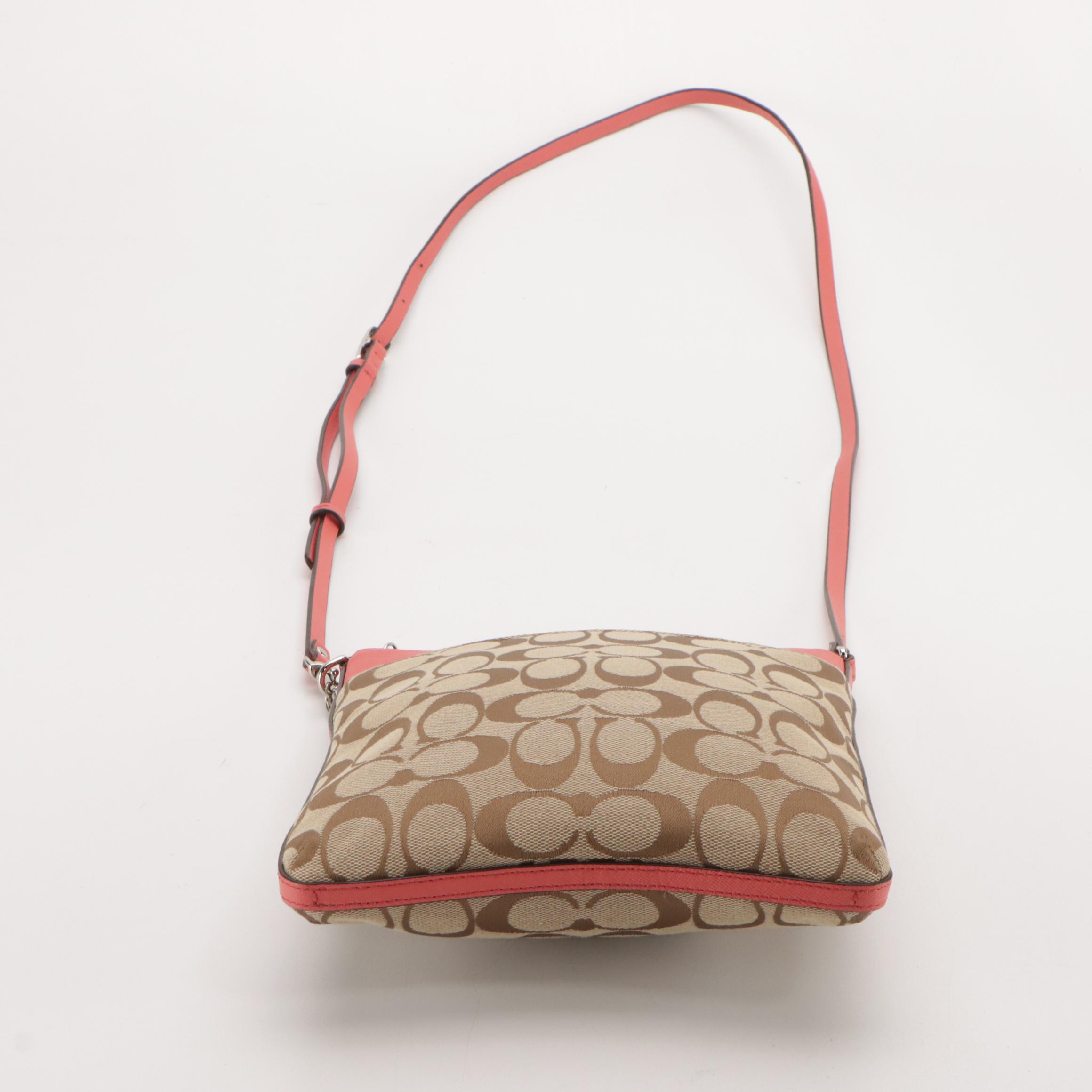 Coach "Park" Olive Leather Hobo Bag, Signature Canvas Crossbody & Other Bag