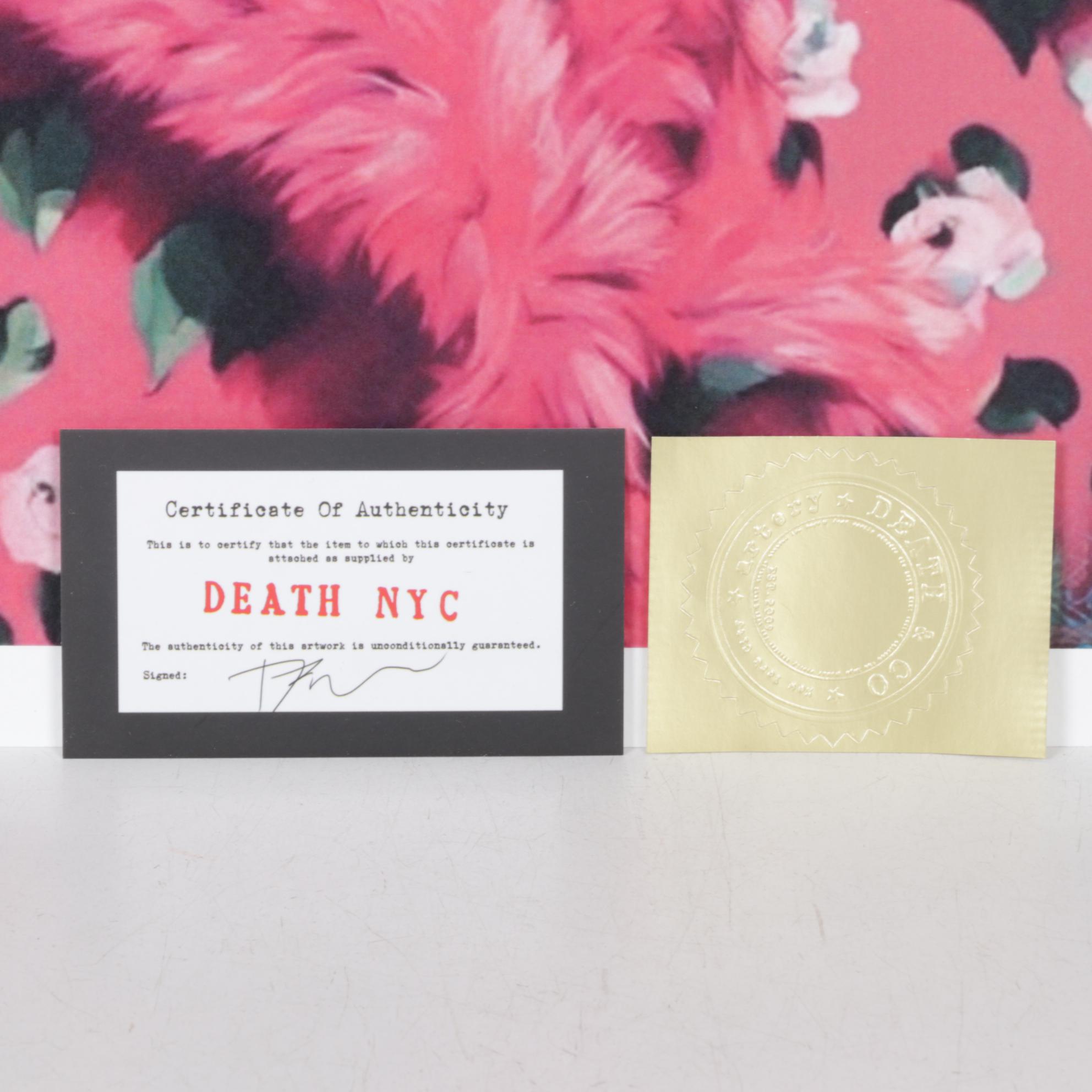 Death NYC Pop Art Homage to Christian Dior x Cheetah, 2024