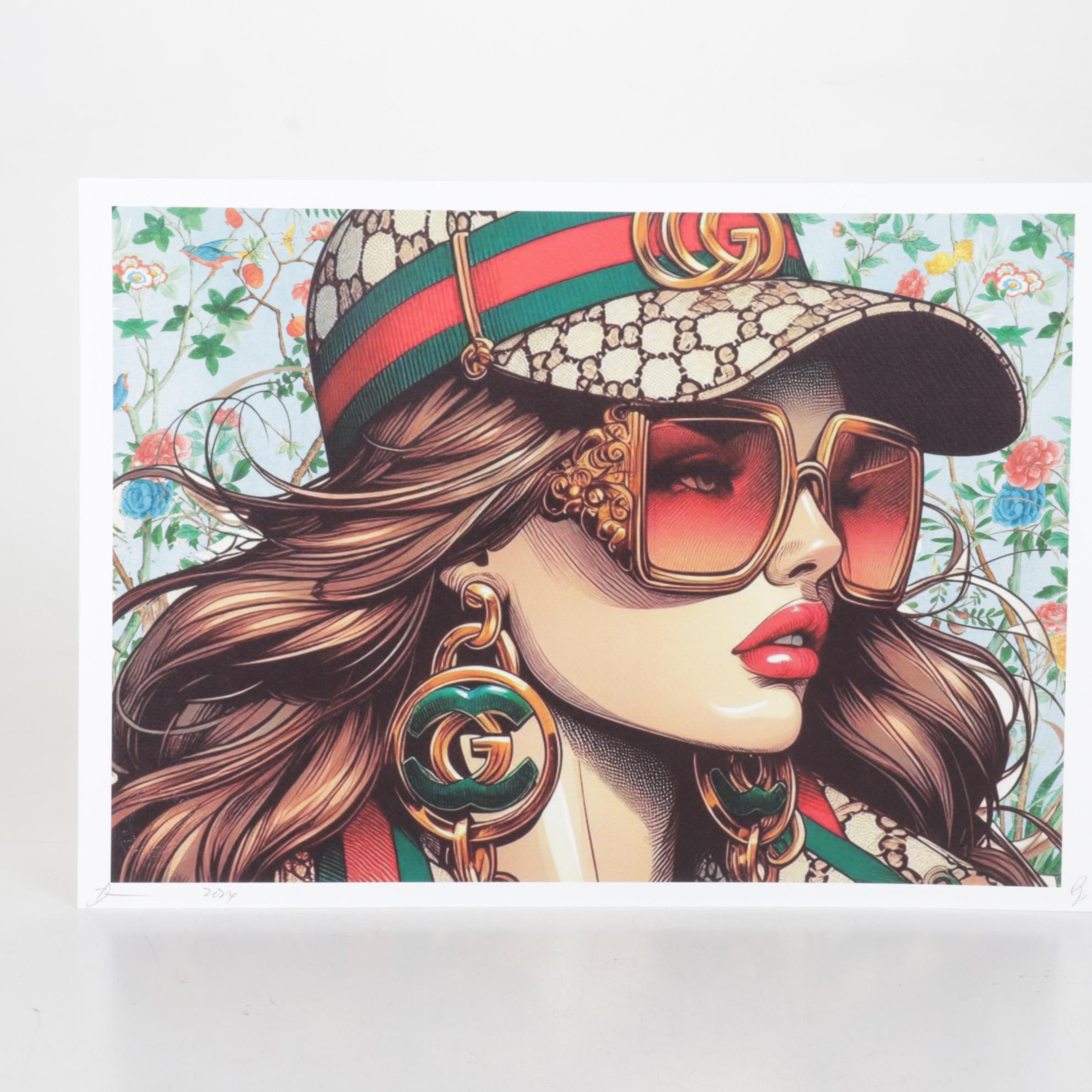 Death NYC Pop Art Homage to Gucci, 2024