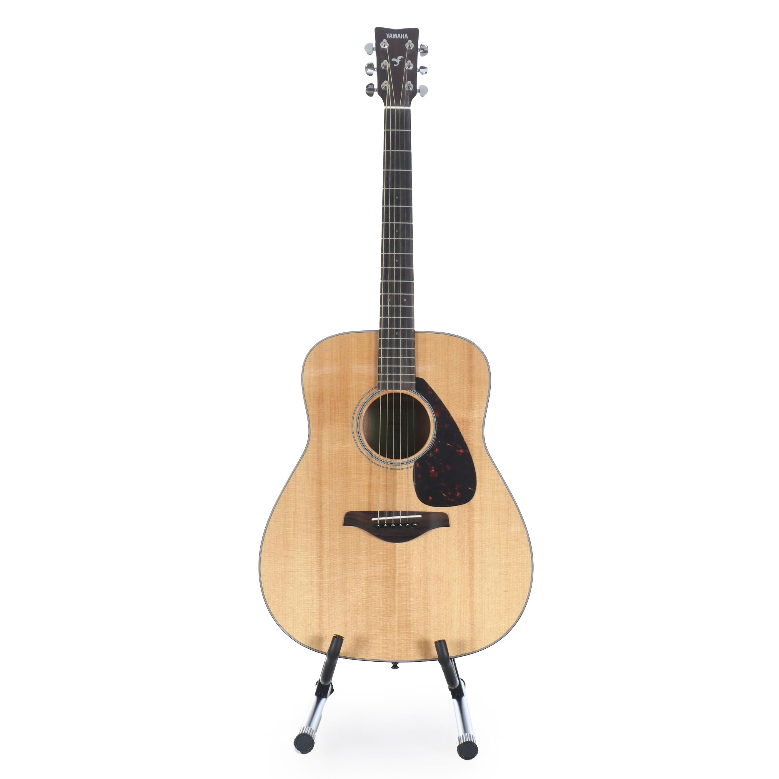 Yamaha FG 800 Spruce Acoustic Guitar with Stand, Strings and Strap