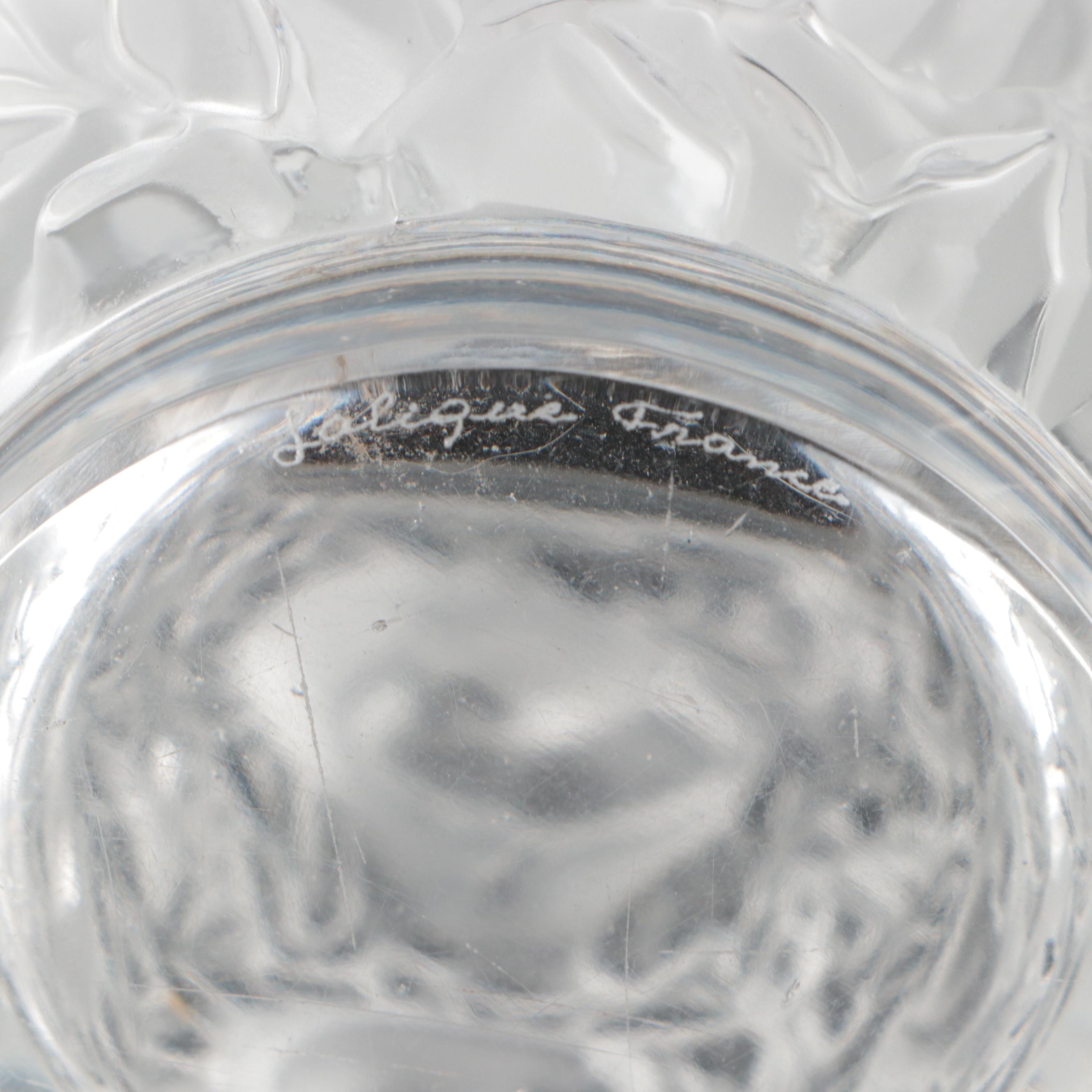 Lalique "Bagatelle" Crystal Vase