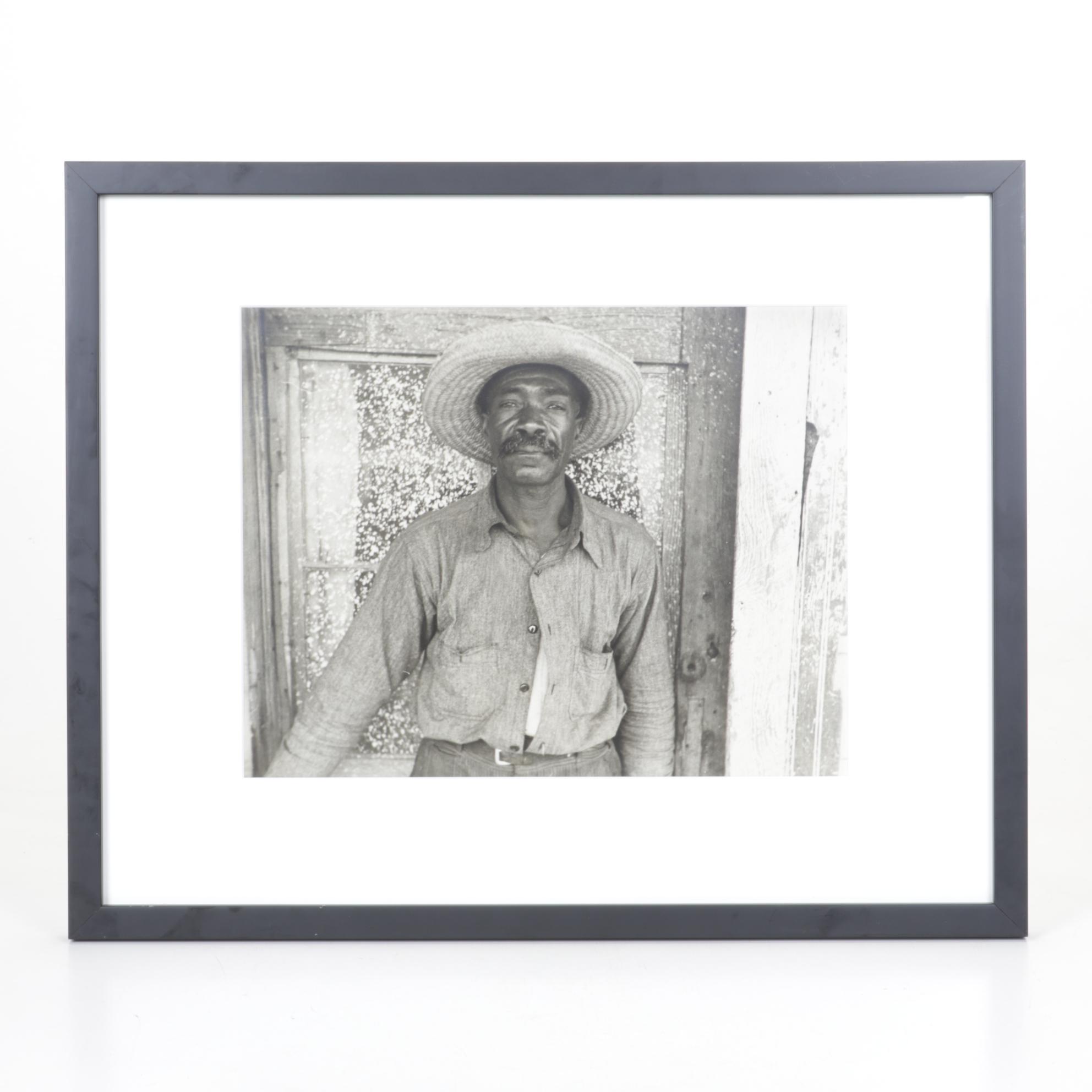 Gelatin Photograph after Ben Shahn Silver "Sharecropper", 21st Century