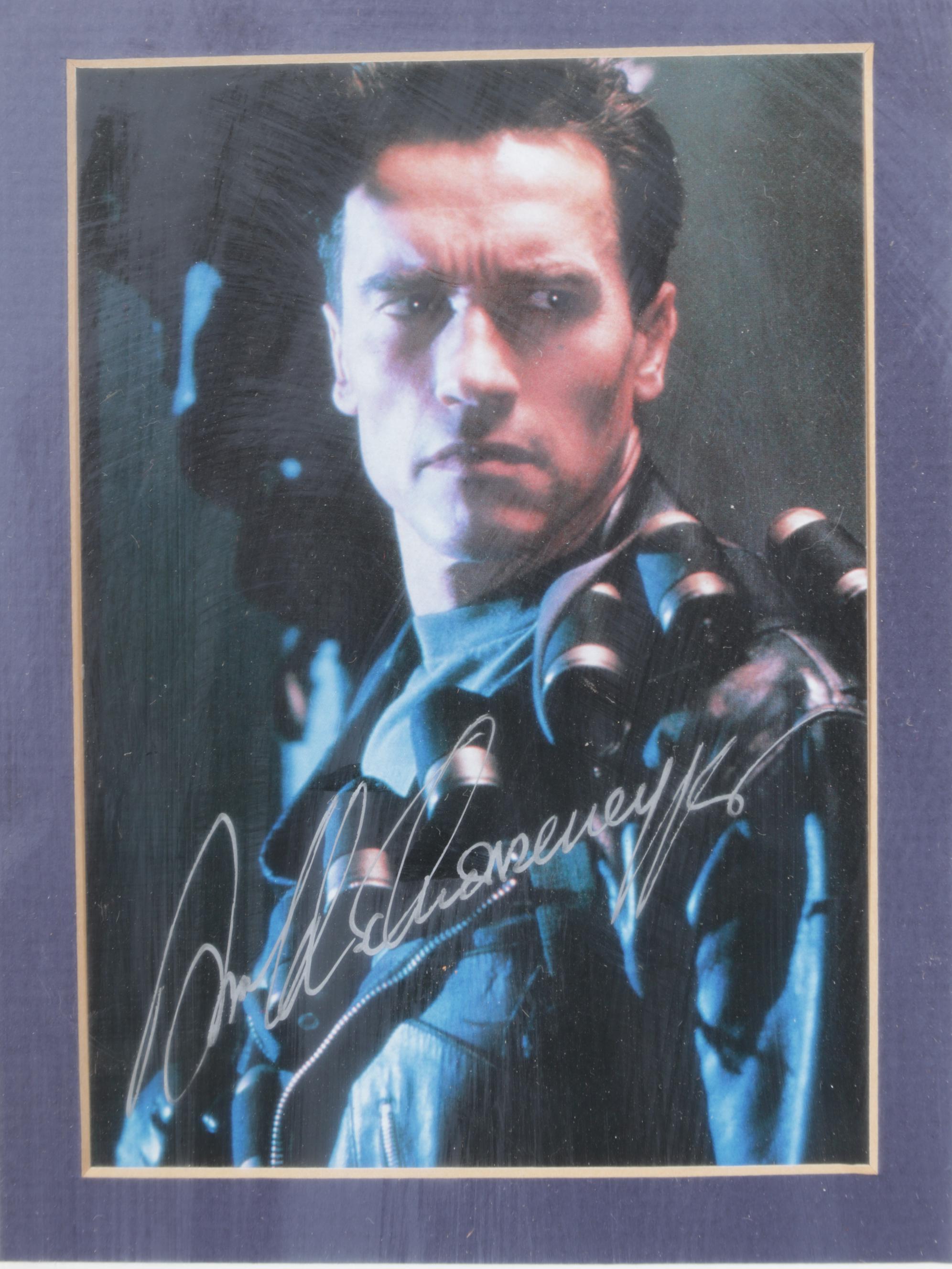 Arnold Schwarzenegger Signed Publicity Still, Disney World Authentication Seal