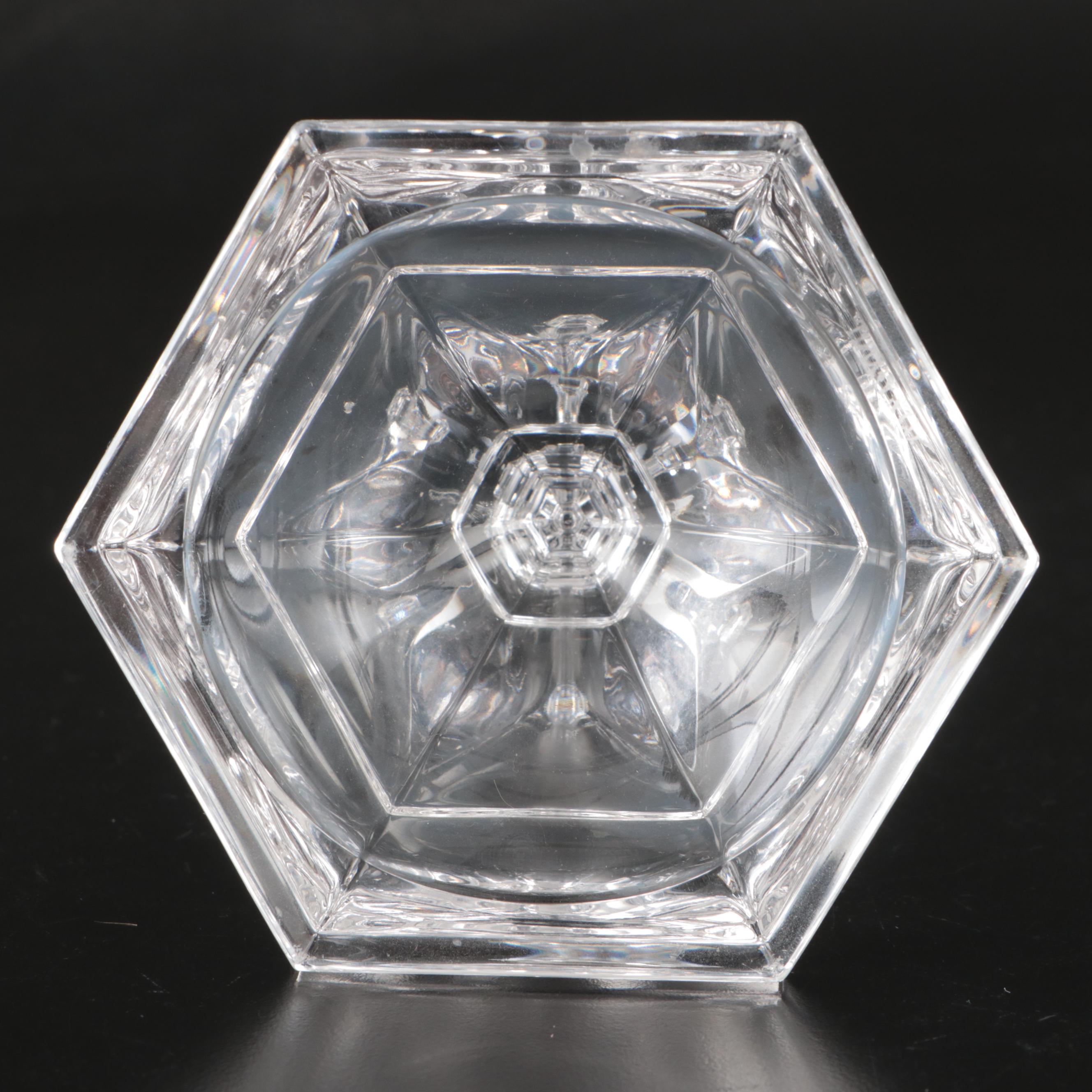 Tiffany & Co. "Hampton" Crystal Candlesticks