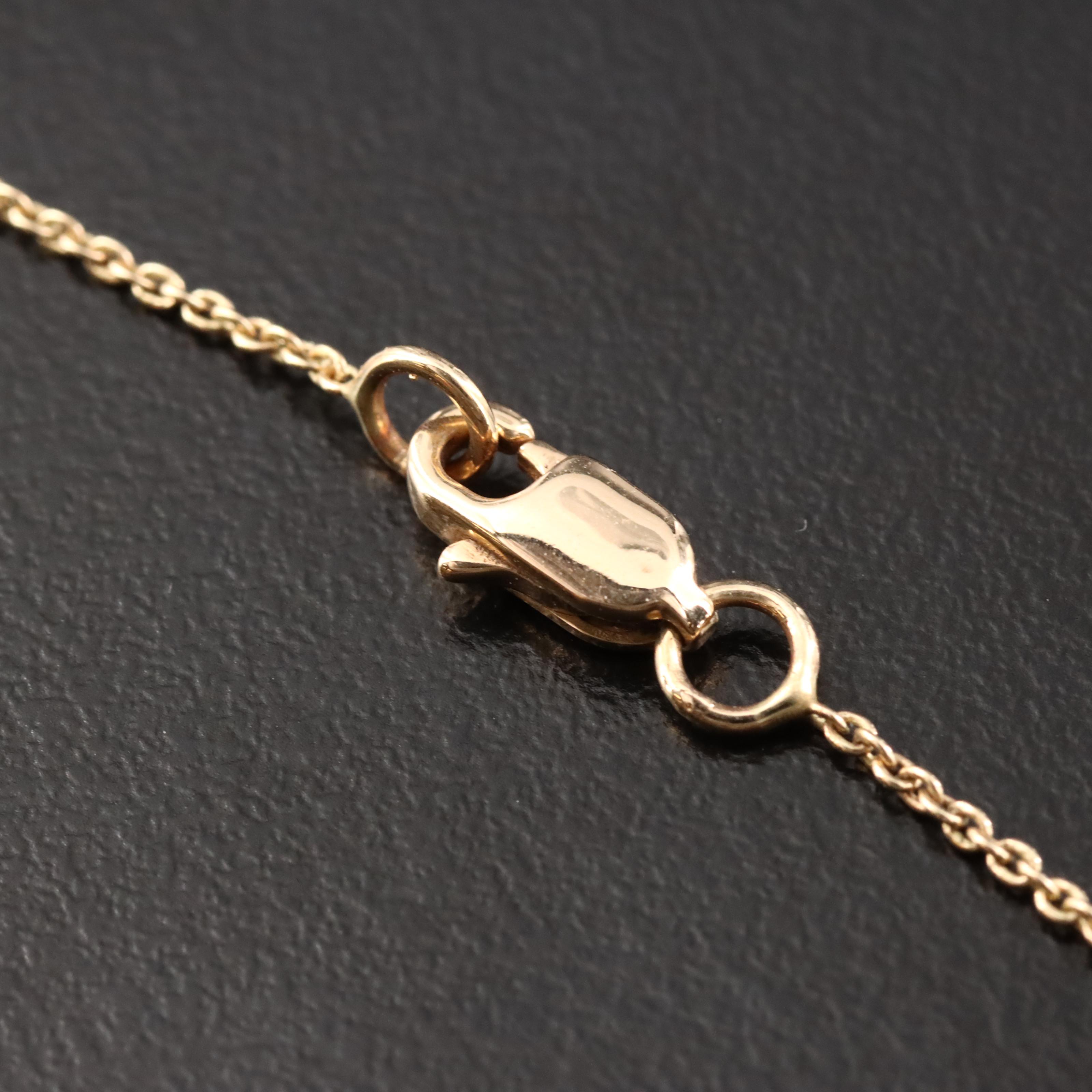 18K 5.04 CT Lab Grown Diamond Solitaire Necklace with IGI Report