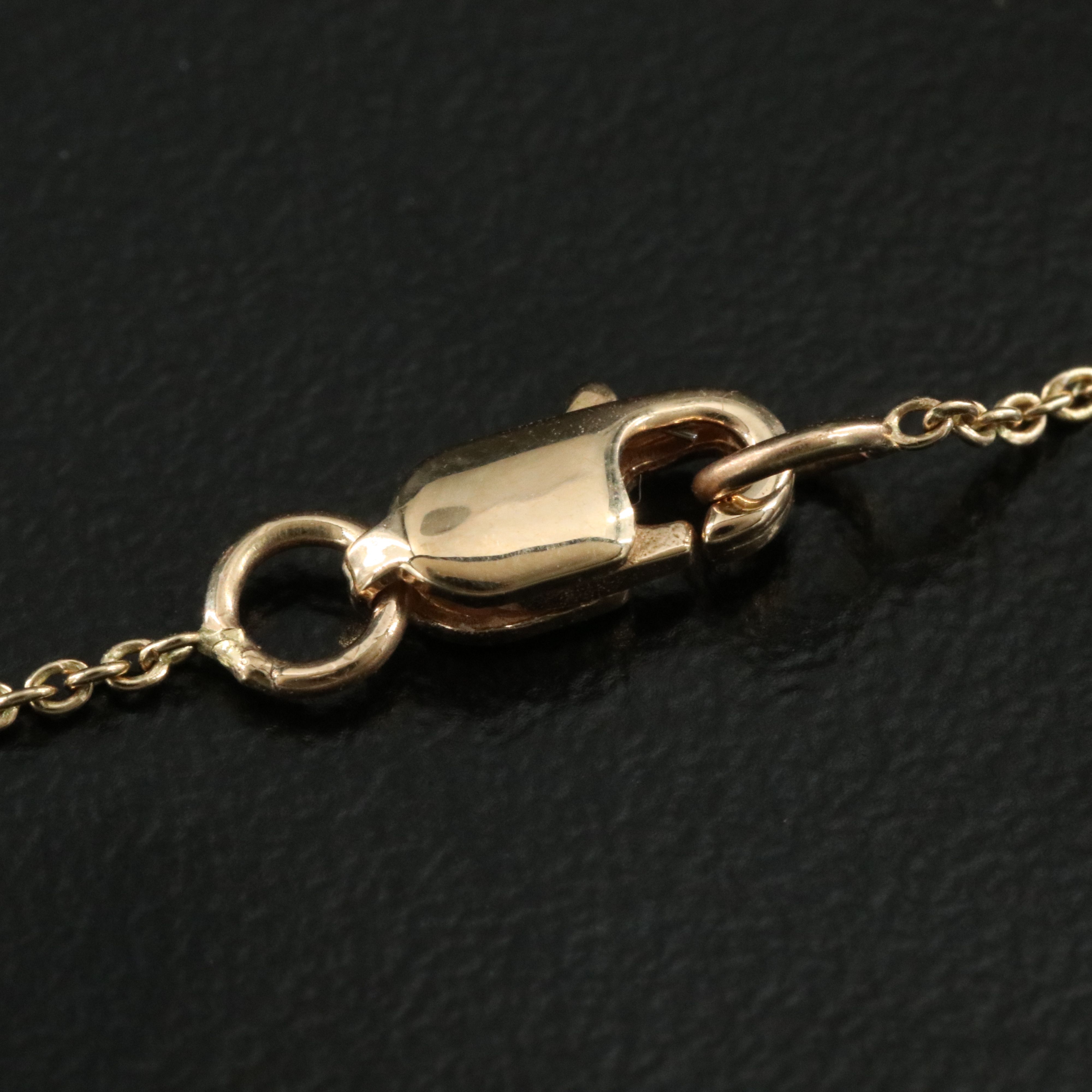 18K 5.03 CT Lab Grown Diamond Solitaire Necklace with IGI Report