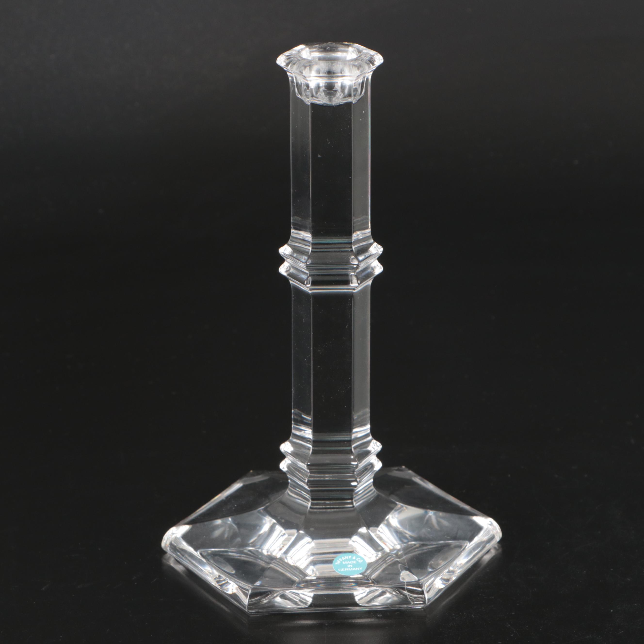 Tiffany & Co. "Windham" Crystal Candlesticks