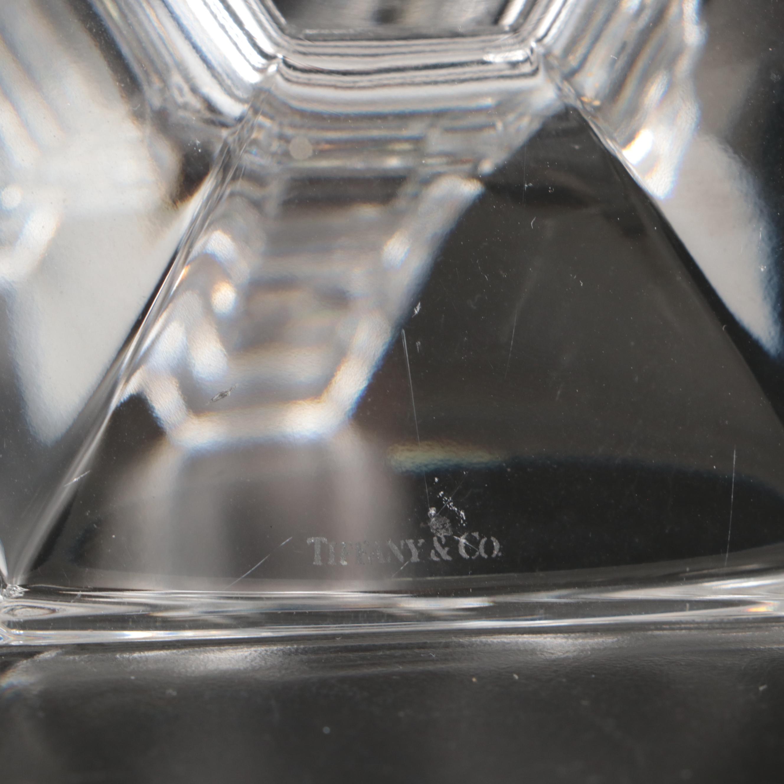 Tiffany & Co. "Windham" Crystal Candlesticks