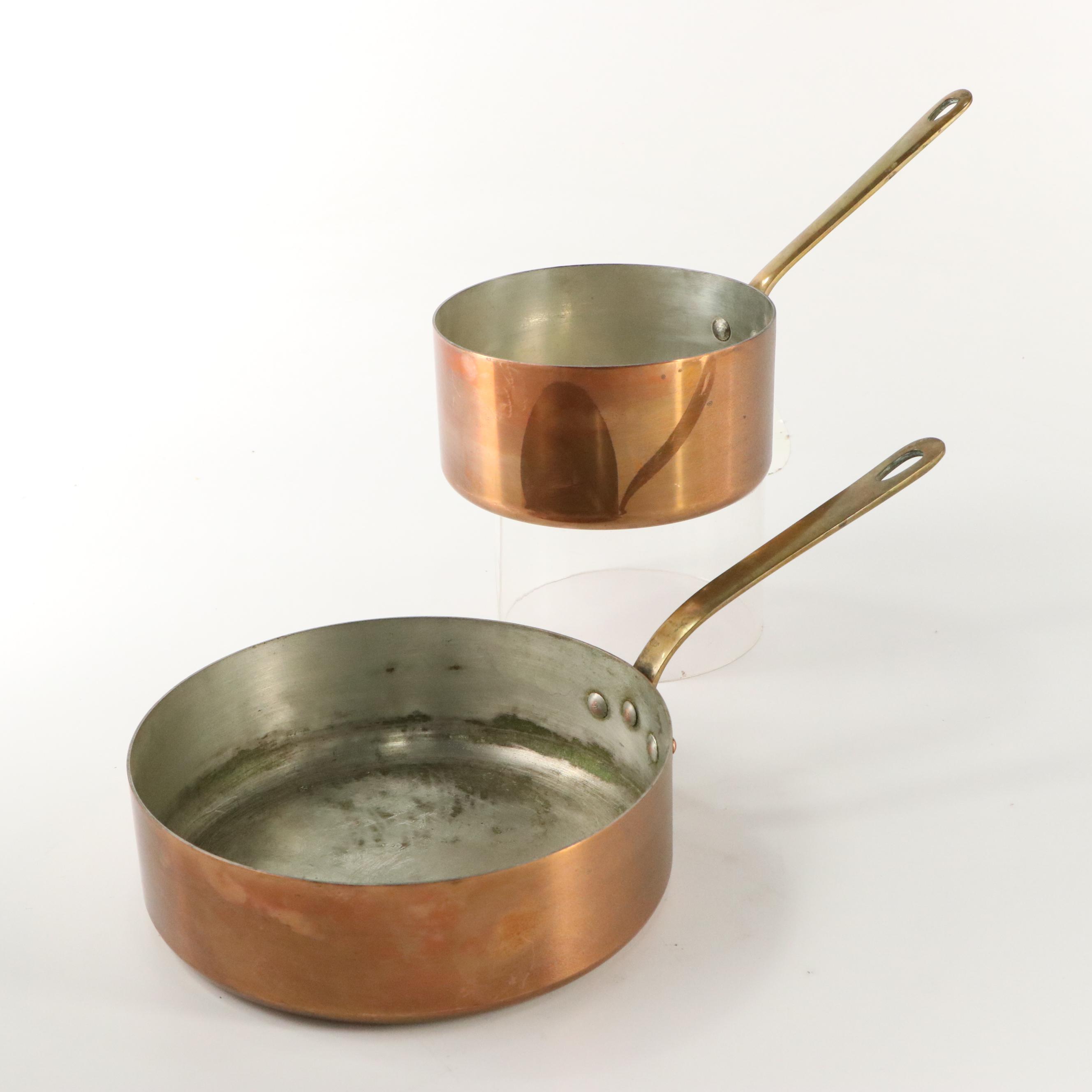 Williams-Sonoma and Other Copper Pots and Pans