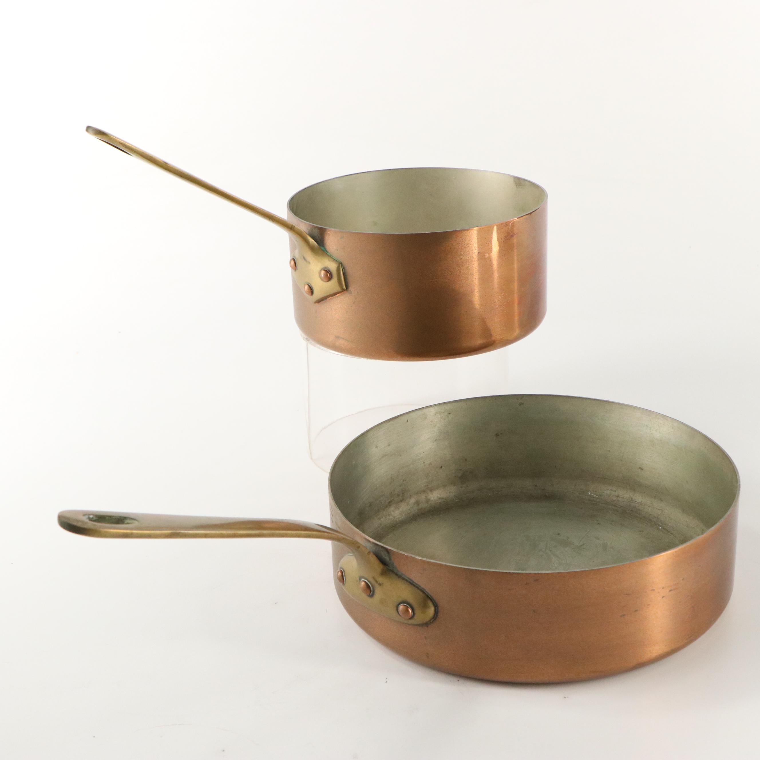 Williams-Sonoma and Other Copper Pots and Pans