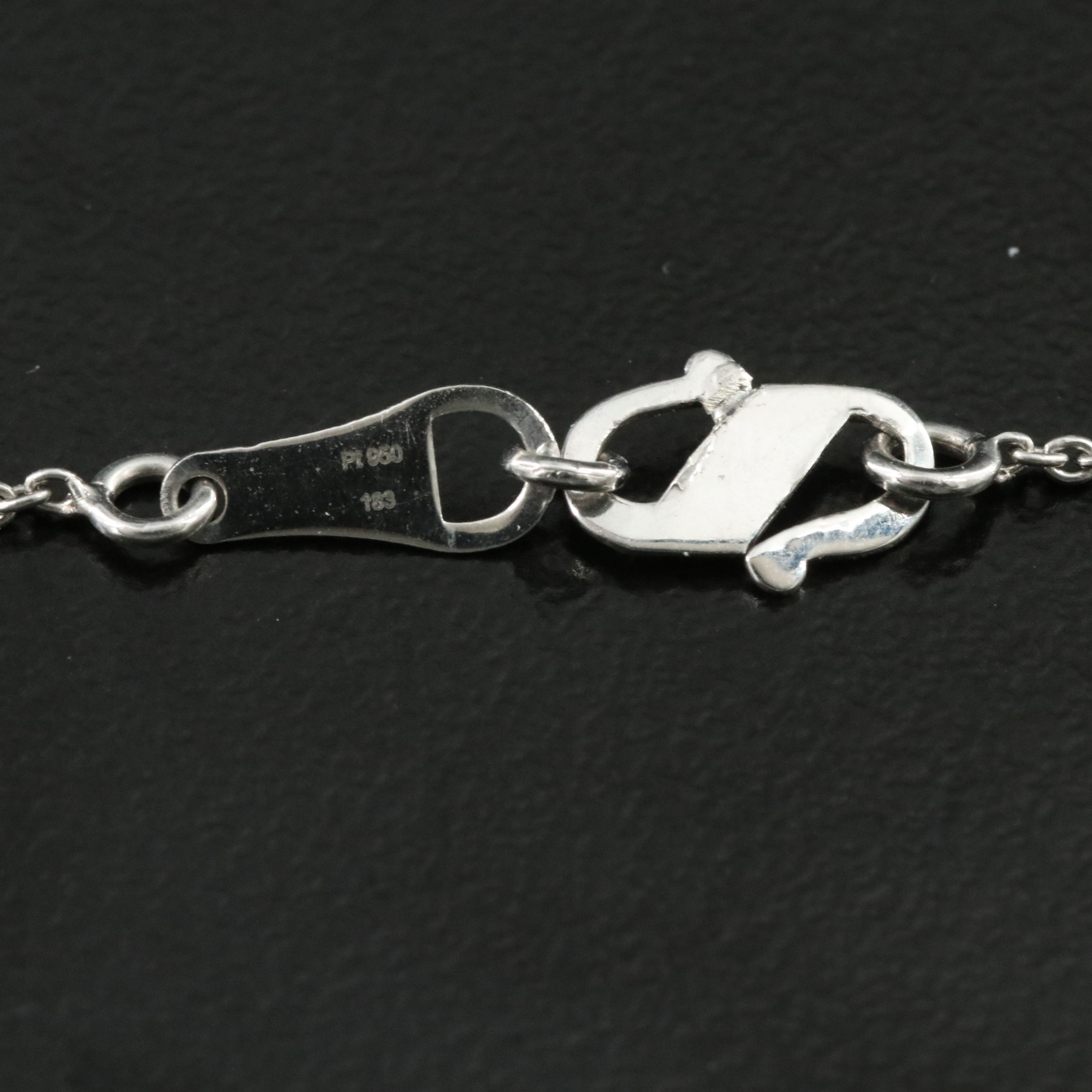 Platinum 5.04 CT Lab Grown Diamond Solitaire Necklace with IGI Report